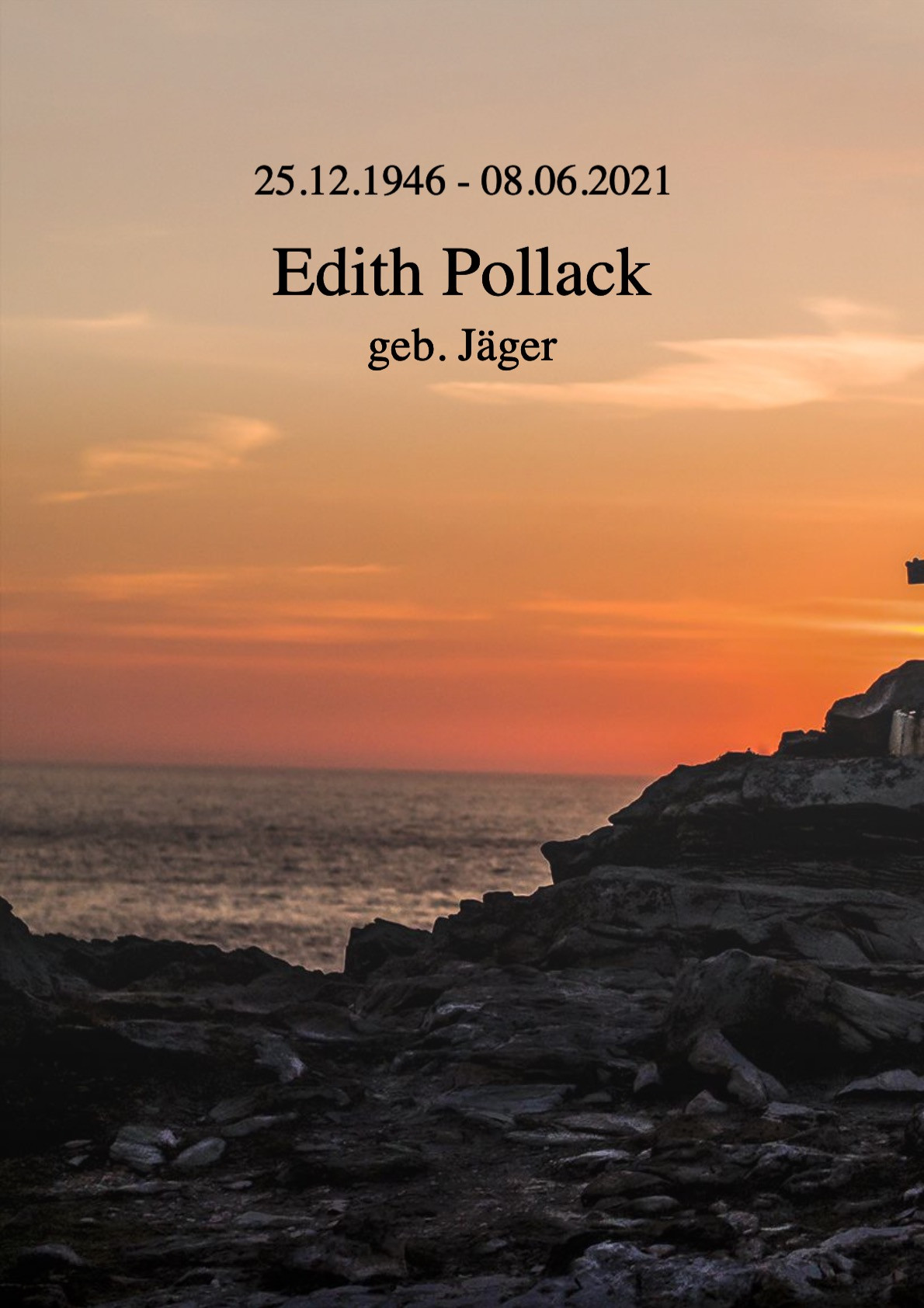 Traueranzeige von Edith Pollack