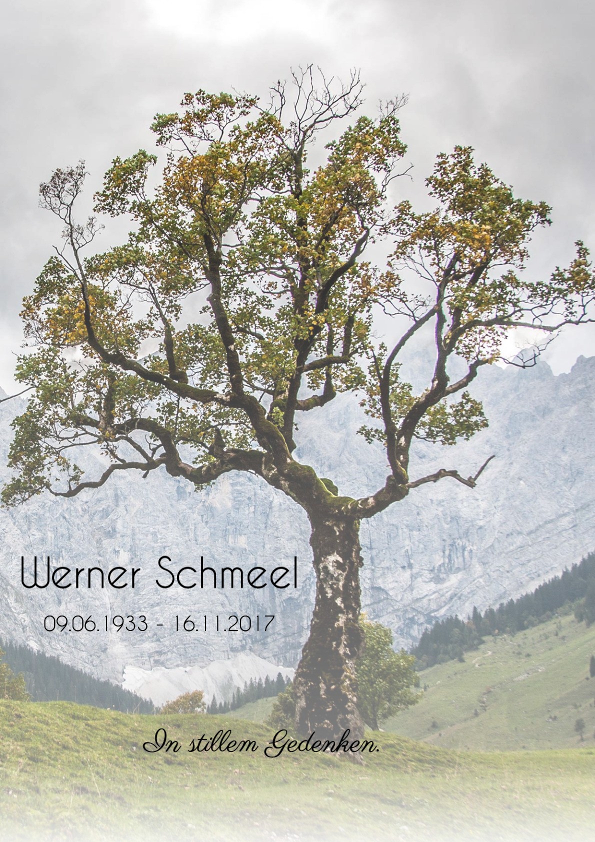 Traueranzeige von Werner Schmeel