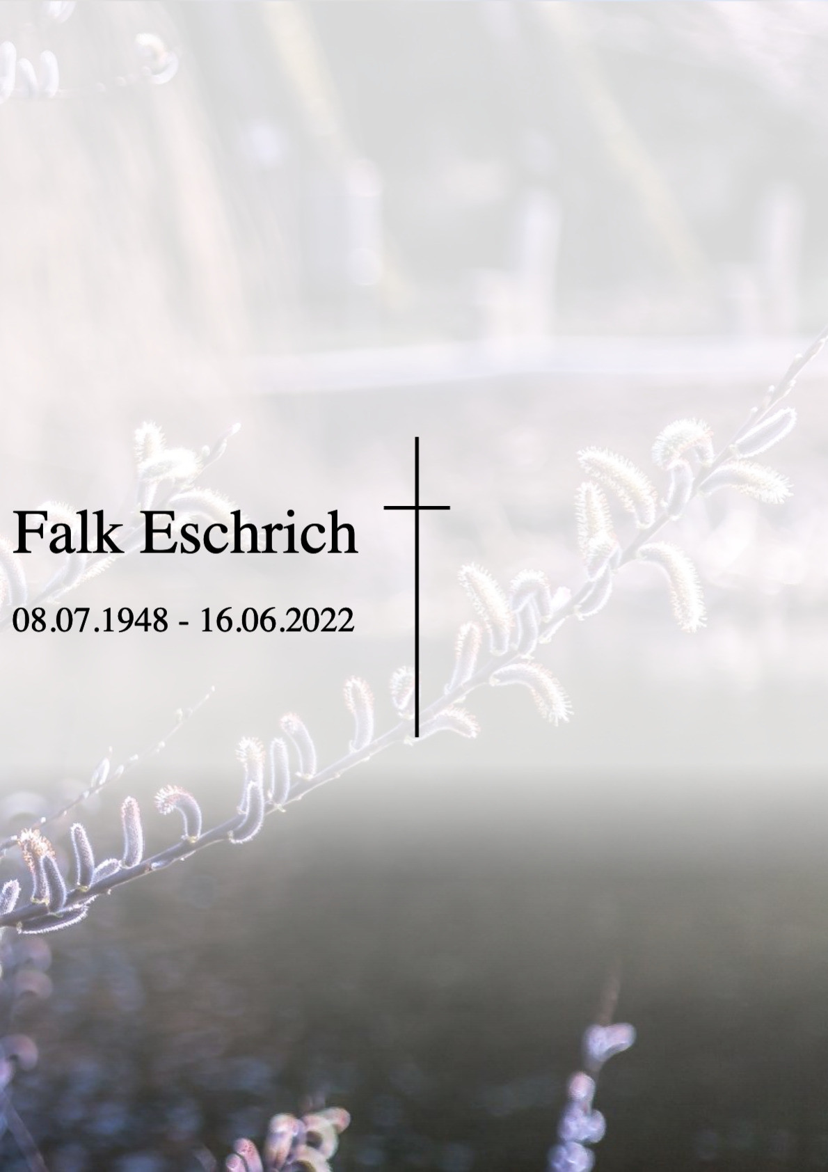 Traueranzeige von Falk Eschrich