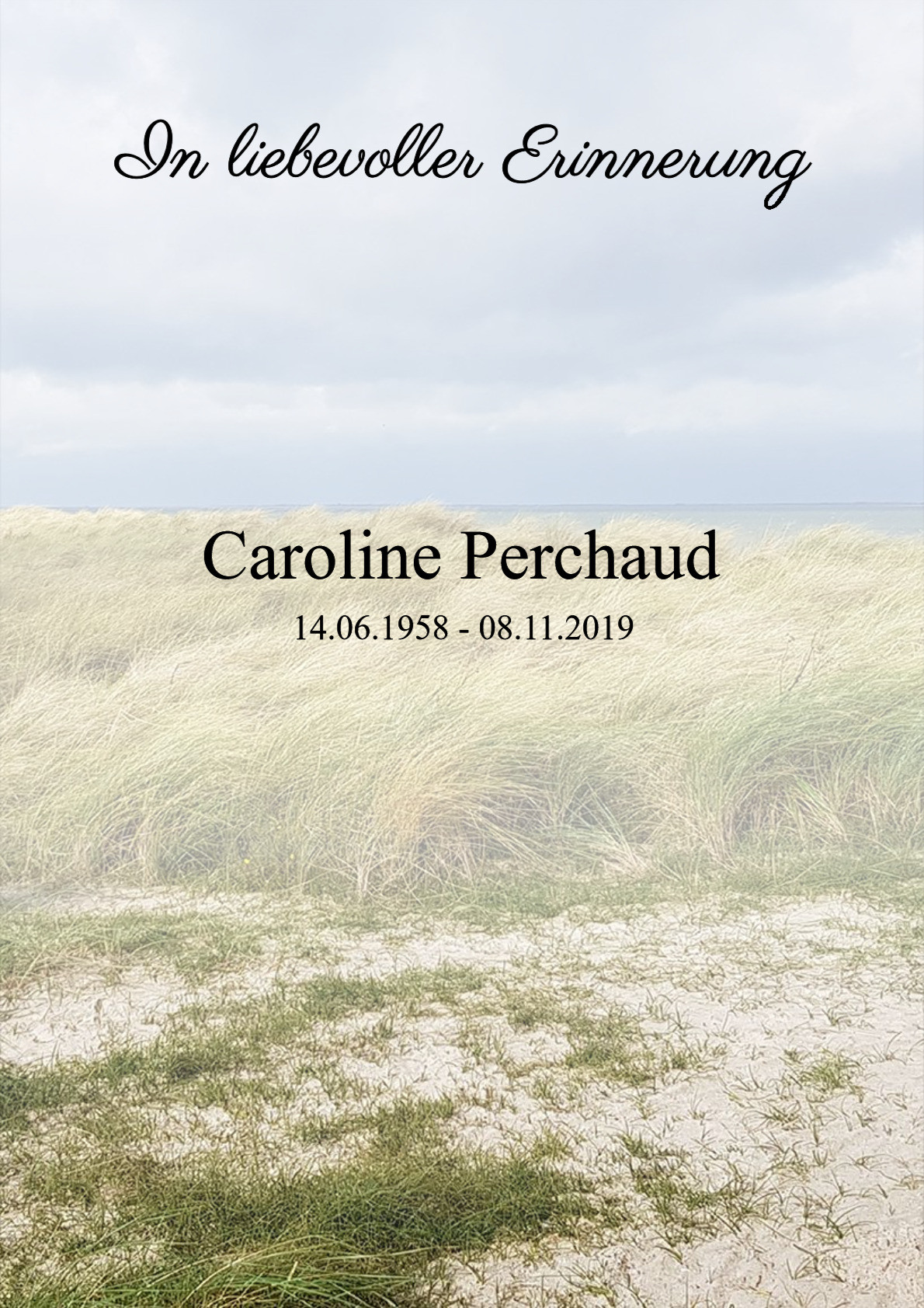 Traueranzeige von Caroline Perchaud
