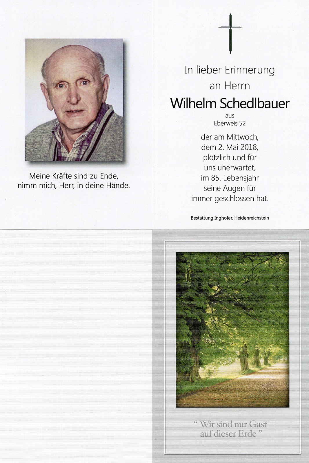 Gedenkkärtchen