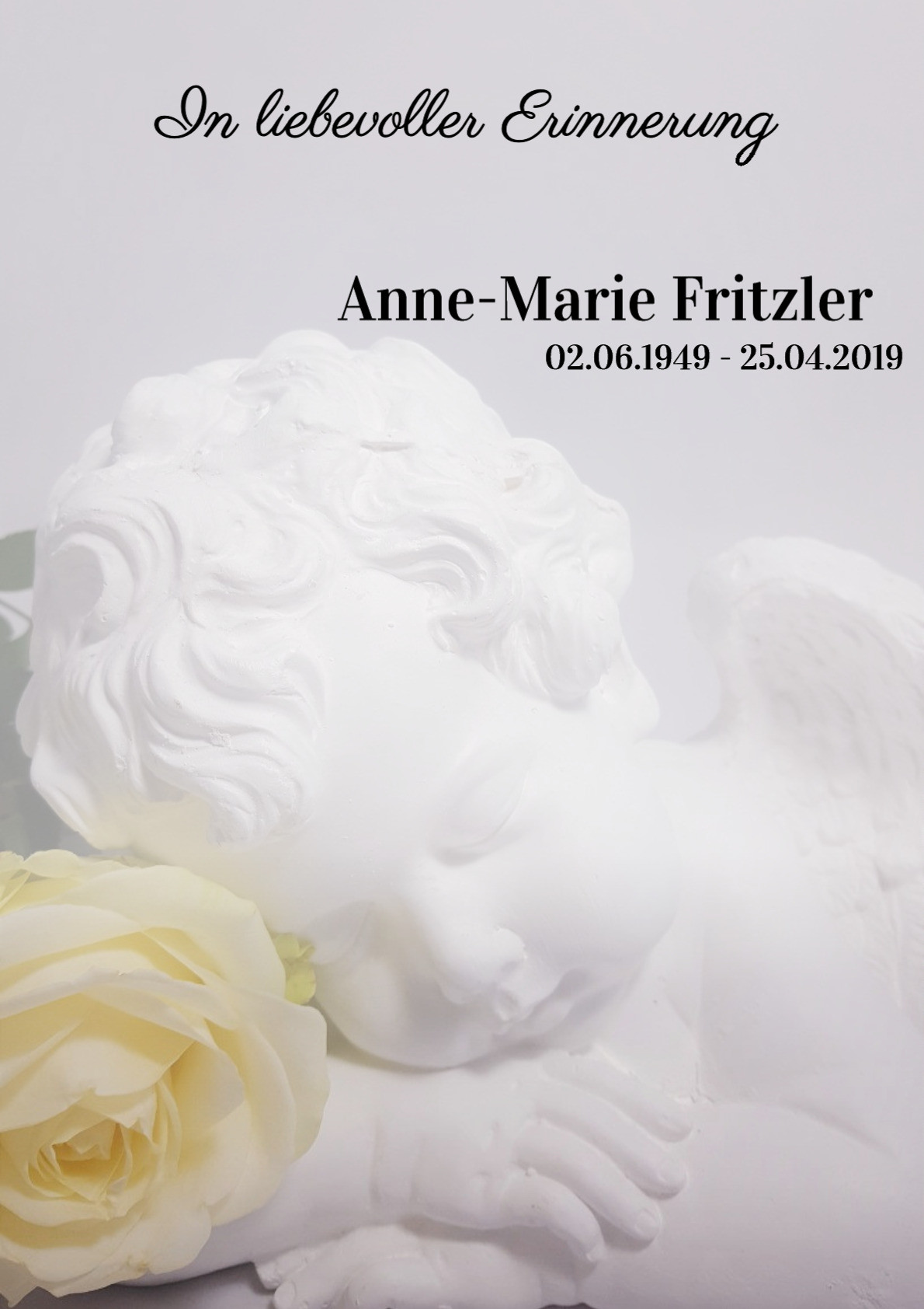 Traueranzeige von Anne-Marie Fritzler