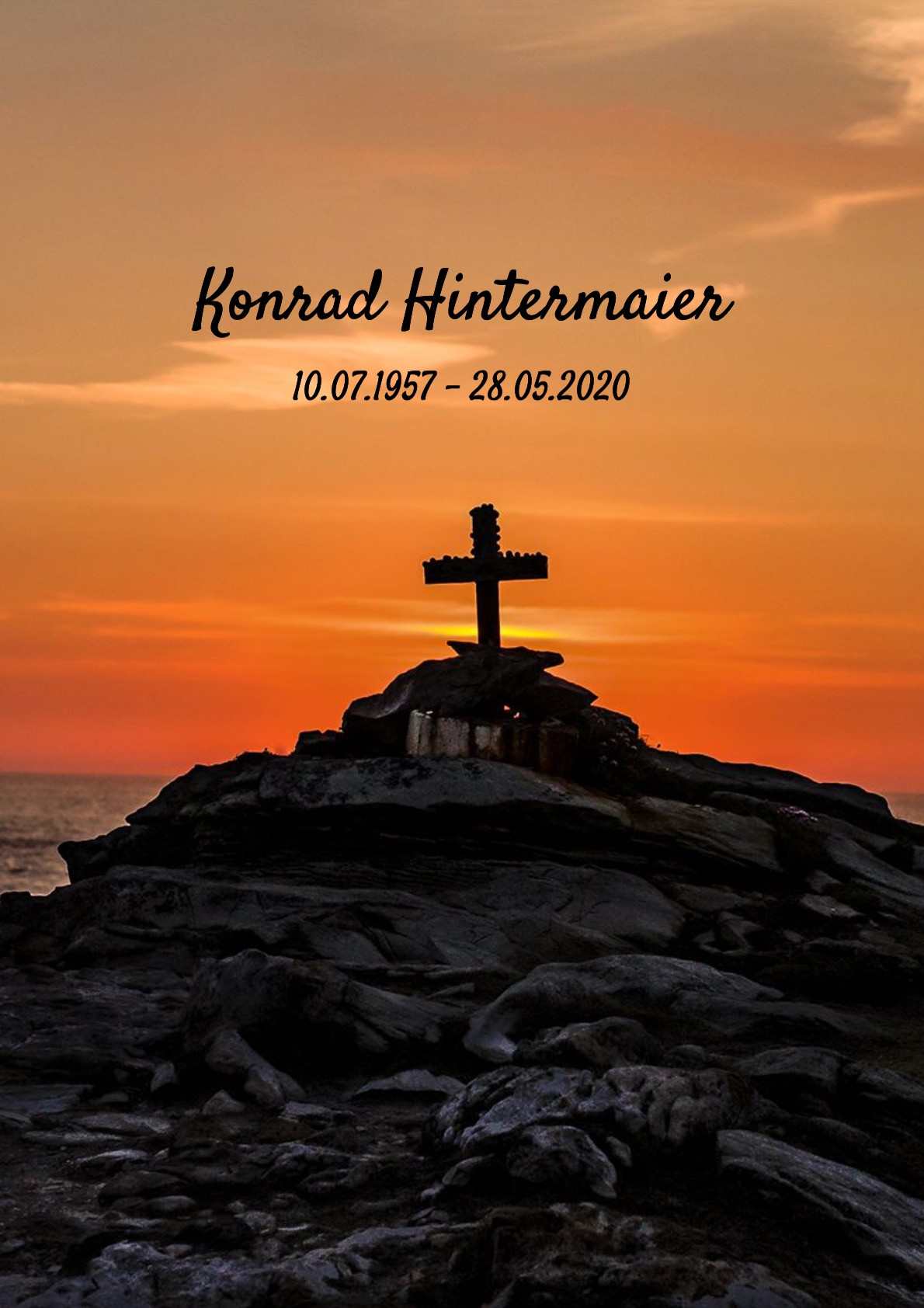 Traueranzeige von Konrad Hintermaier