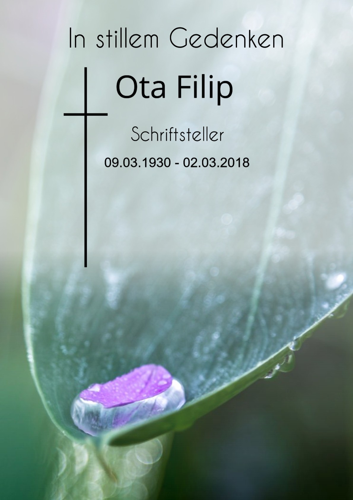 Traueranzeige von Ota Filip