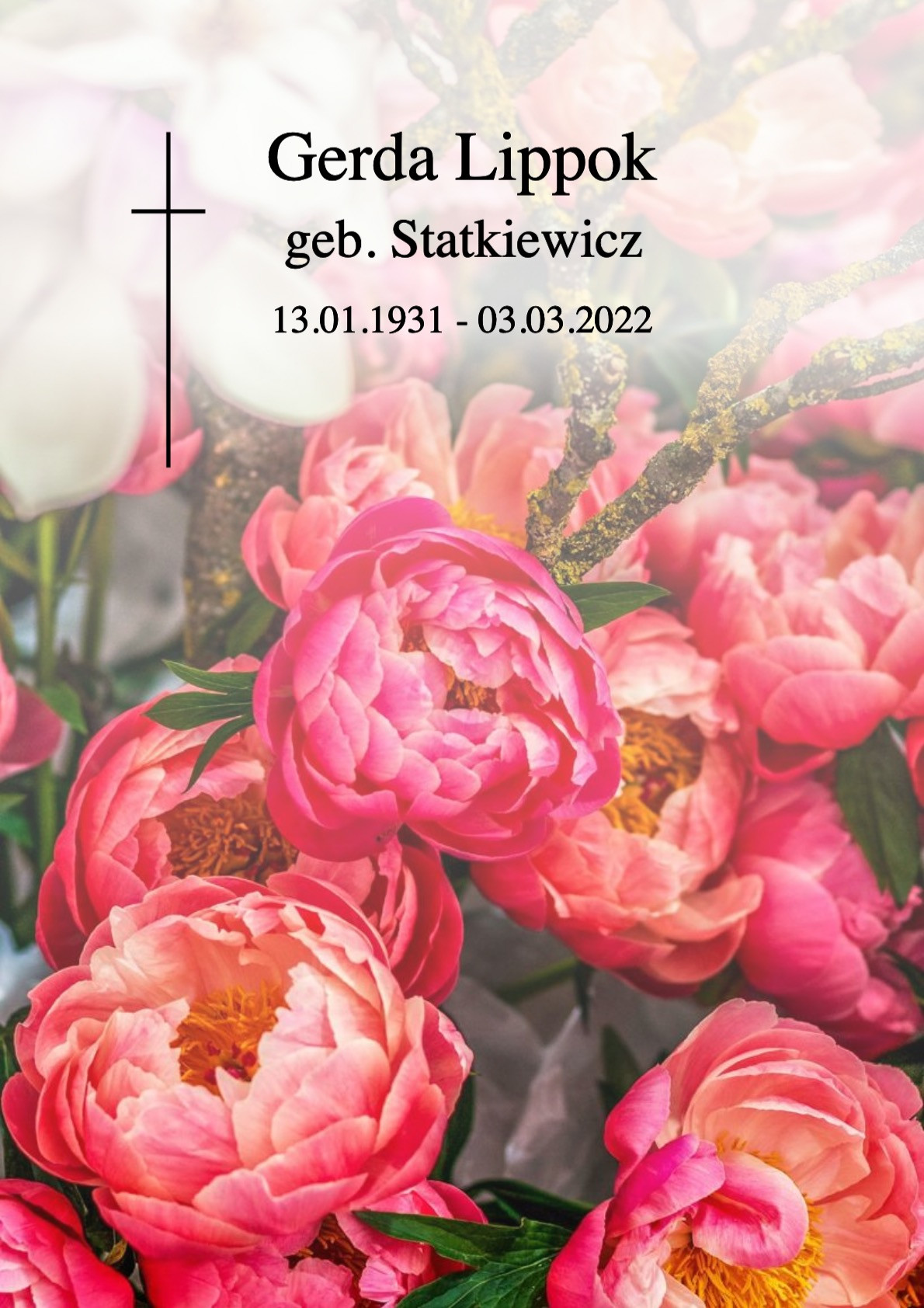Traueranzeige von Gerda Lippok