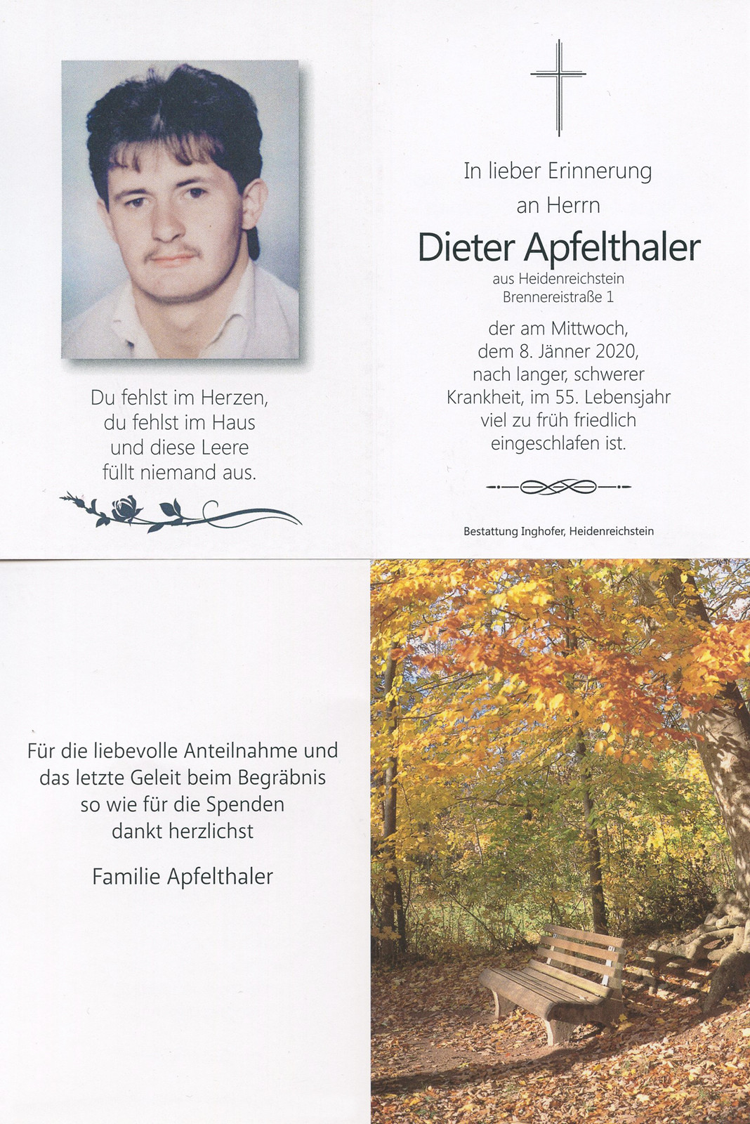 Gedenkkärtchen