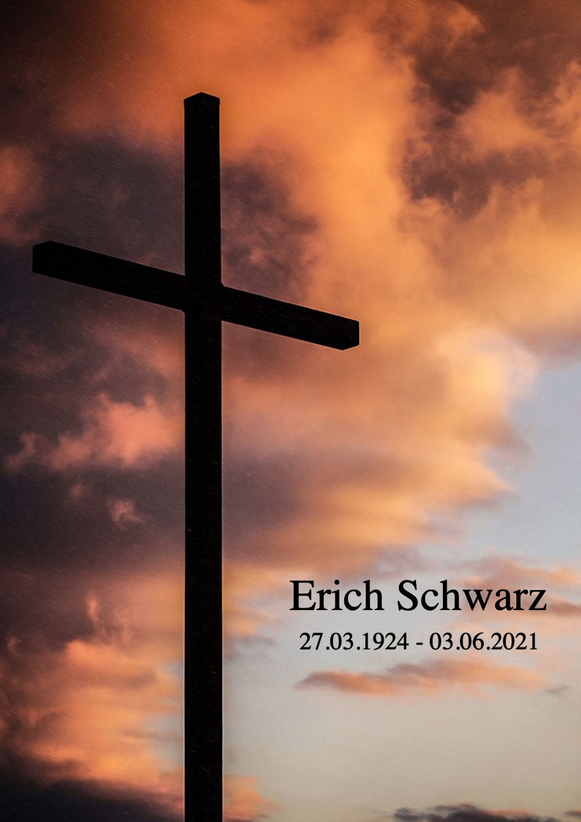 Traueranzeige von Erich Schwarz
