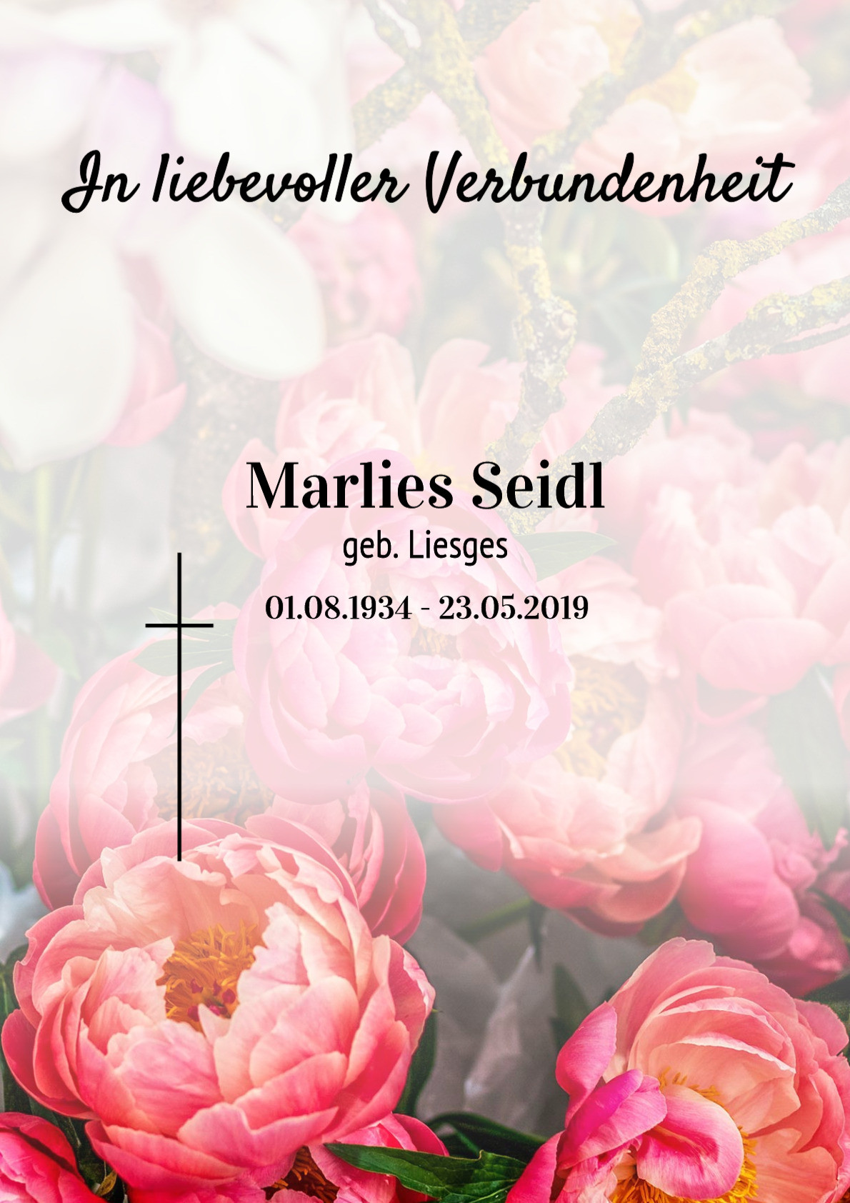Traueranzeige von Marlies Seidl