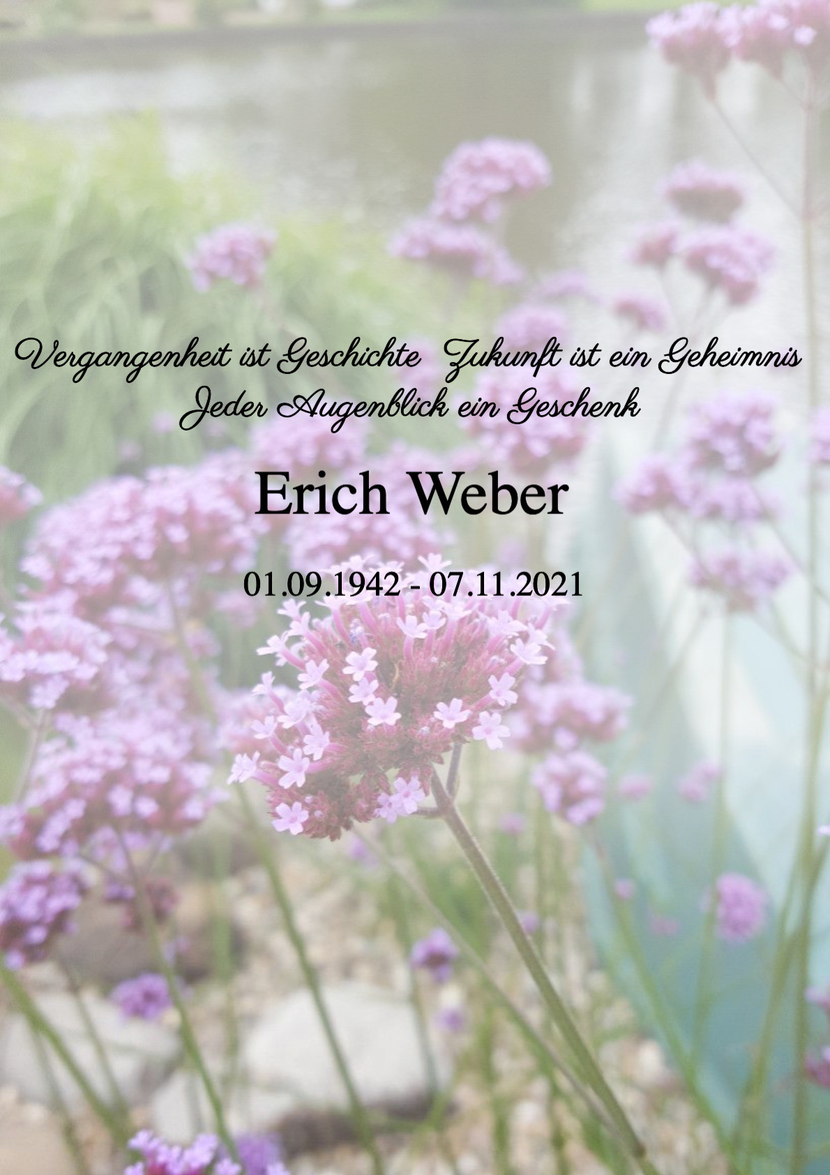 Traueranzeige von Erich Weber