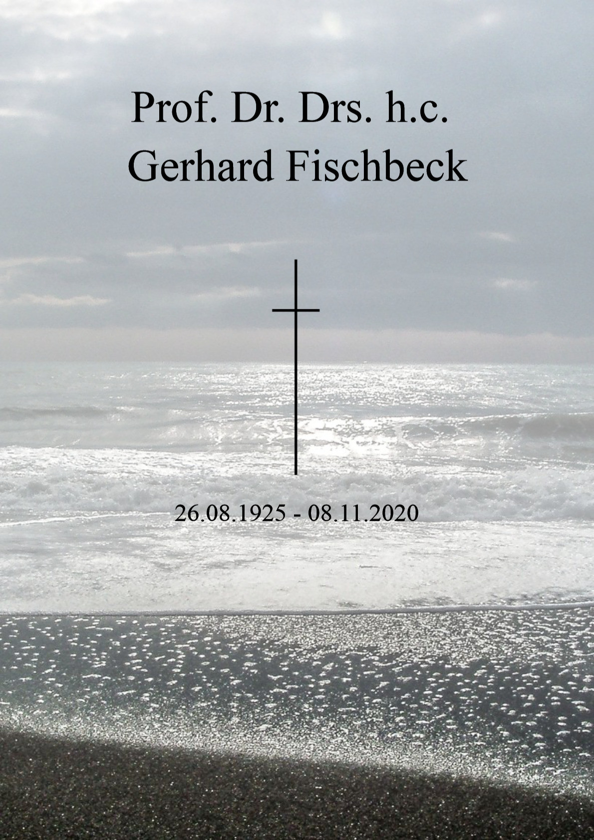 Traueranzeige von Prof. Dr. Drs. h.c. Gerhard Fischbeck
