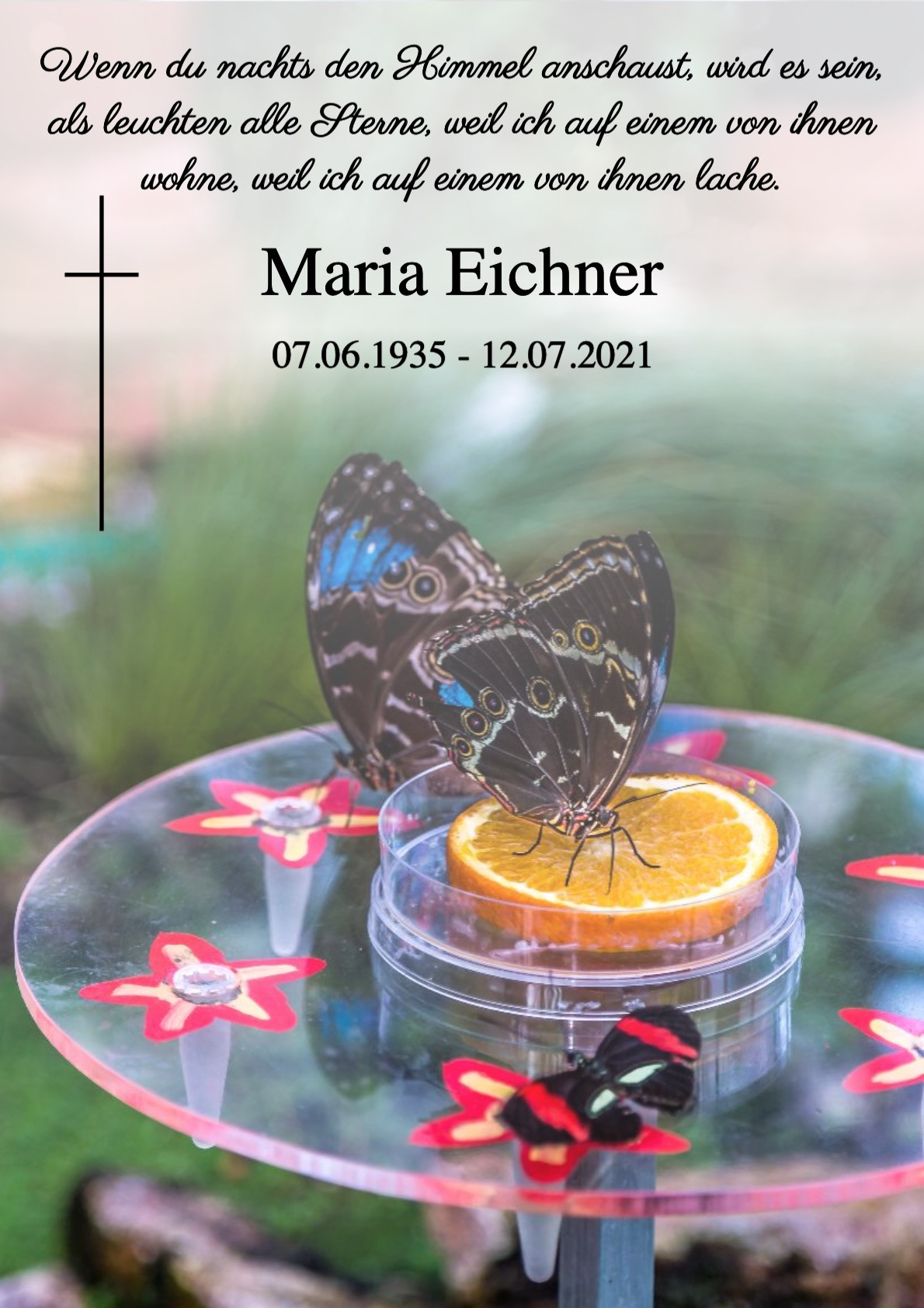 Traueranzeige von Maria Eichner