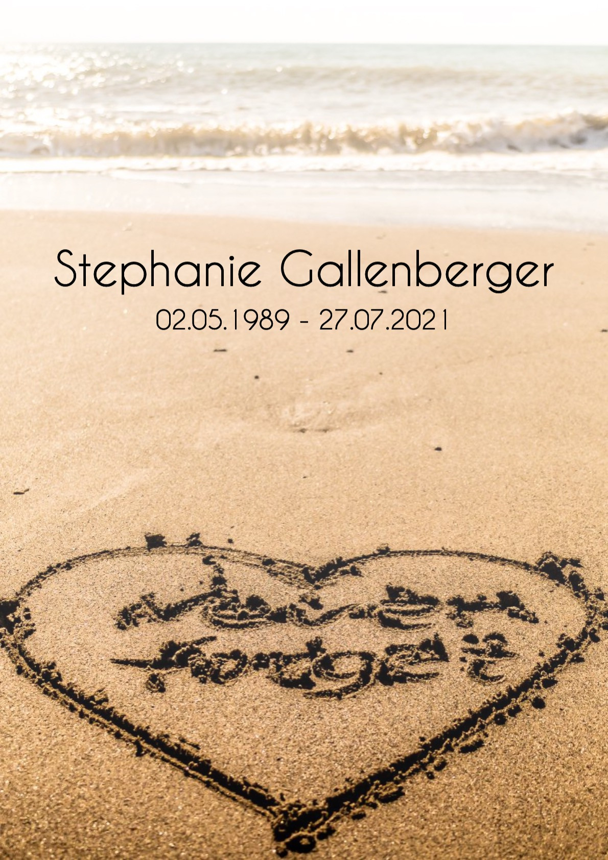 Traueranzeige von Stephanie Gallenberger