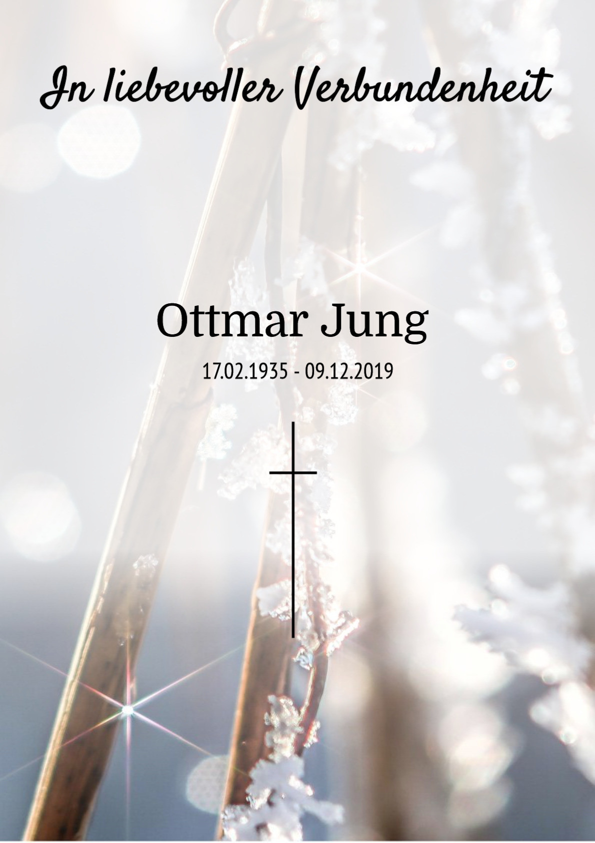 Traueranzeige von Ottmar Jung