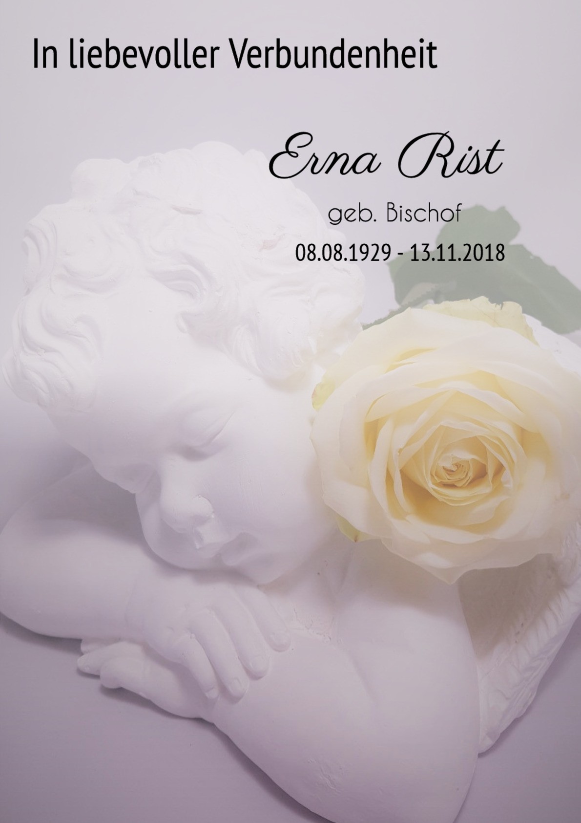 Traueranzeige von Erna Rist