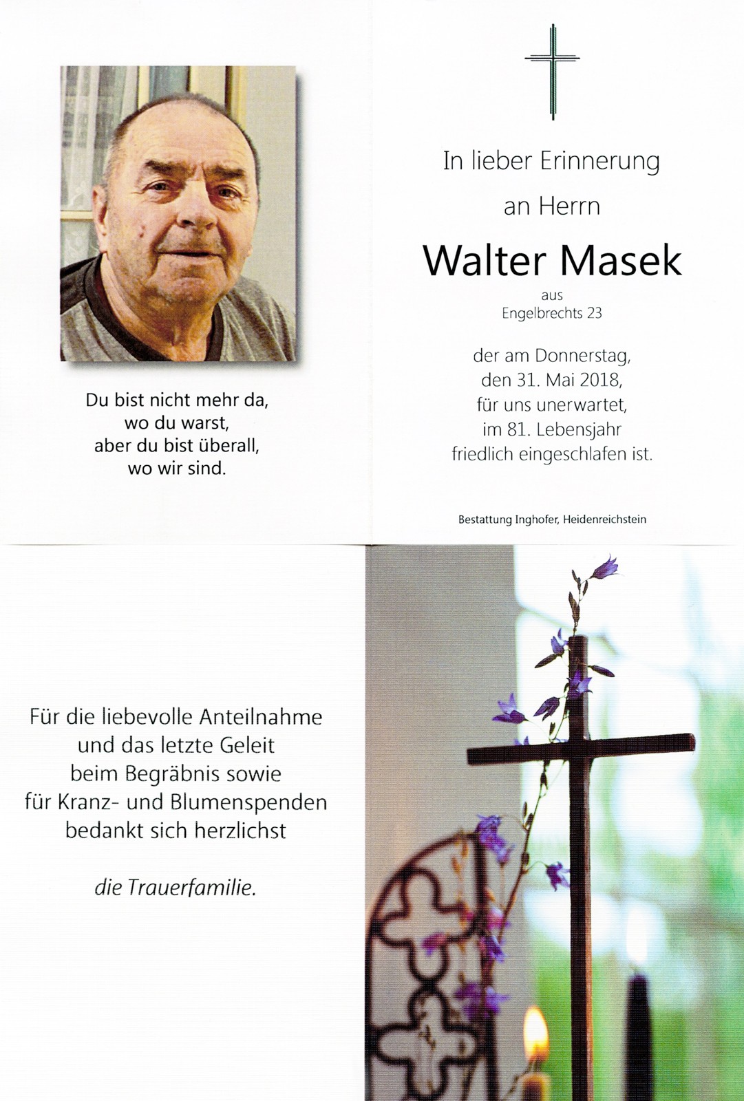 Gedenkkärtchen