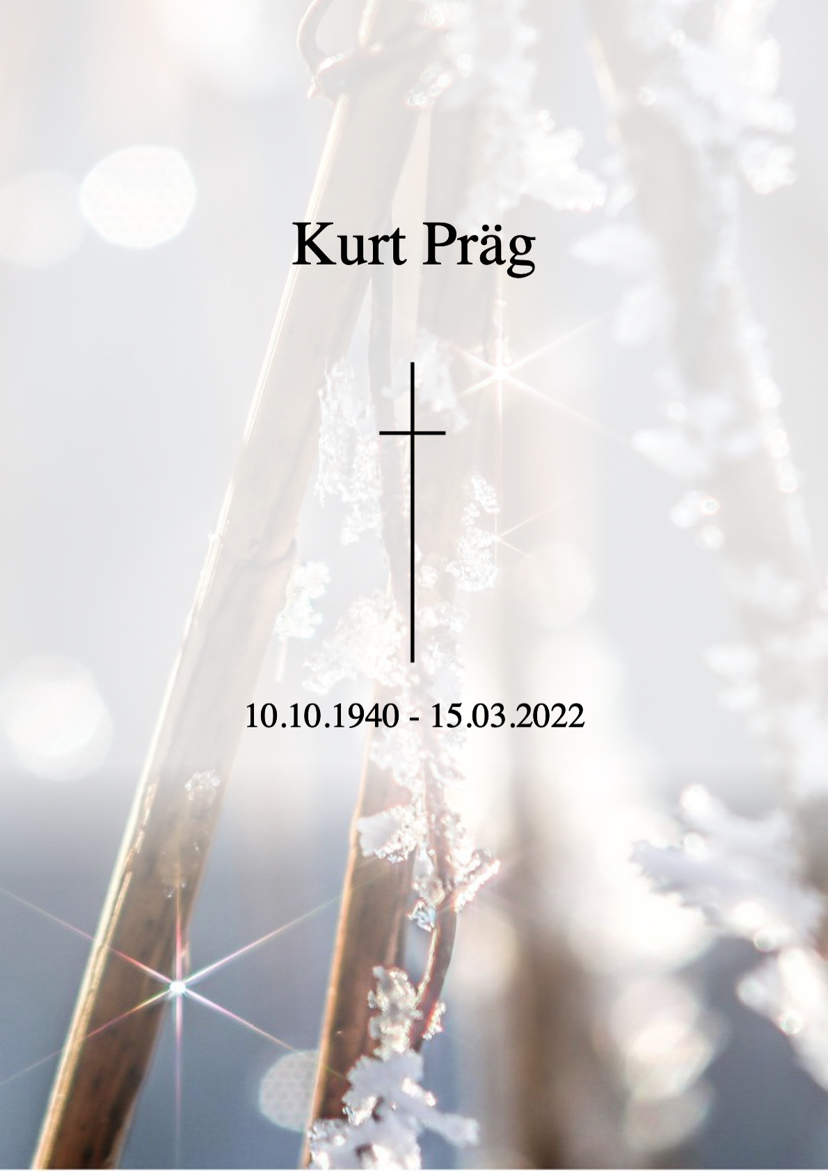Traueranzeige von Kurt Präg