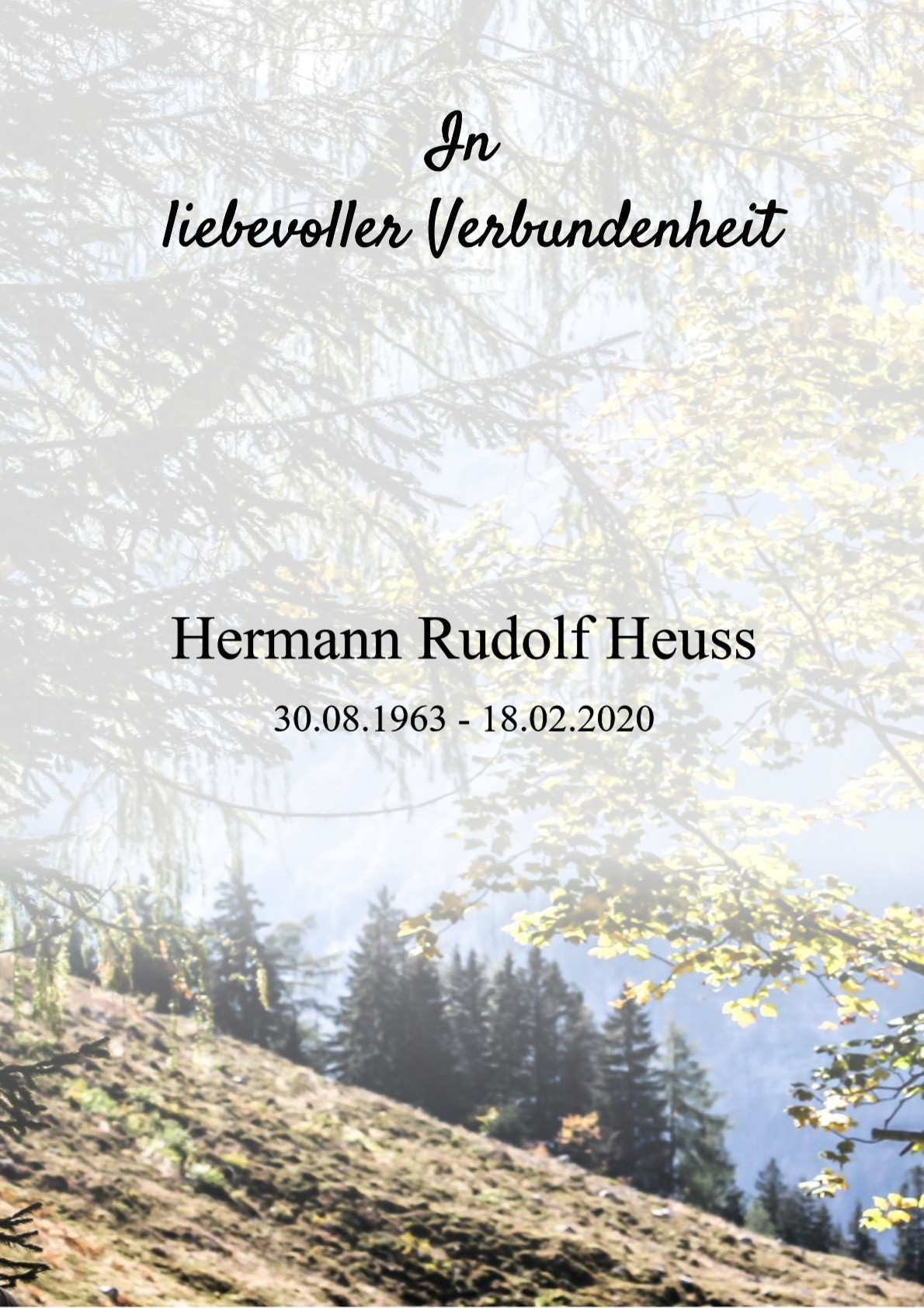 Traueranzeige von Hermann Rudolf Heuss