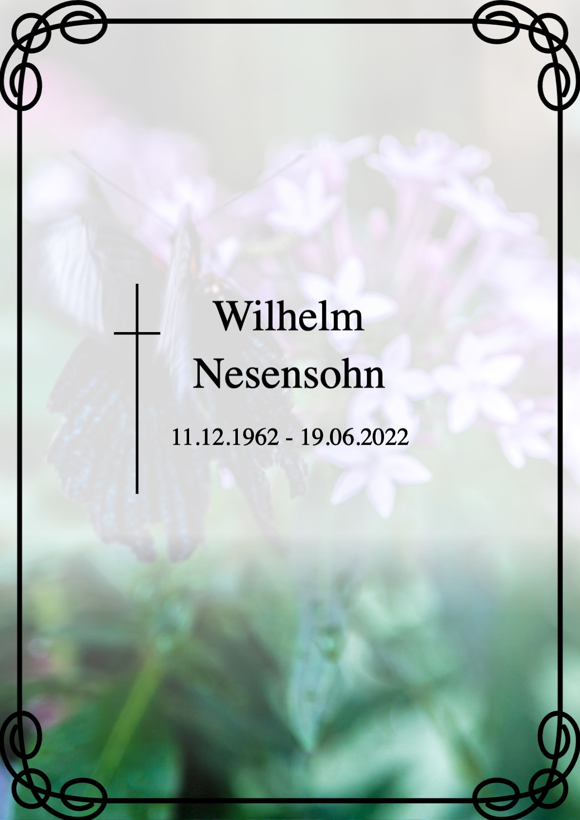 Traueranzeige von Wilhelm Nesensohn