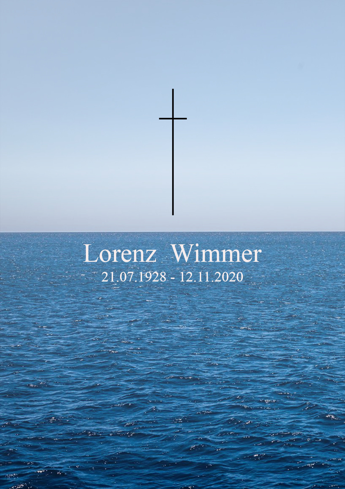 Traueranzeige von Lorenz Wimmer
