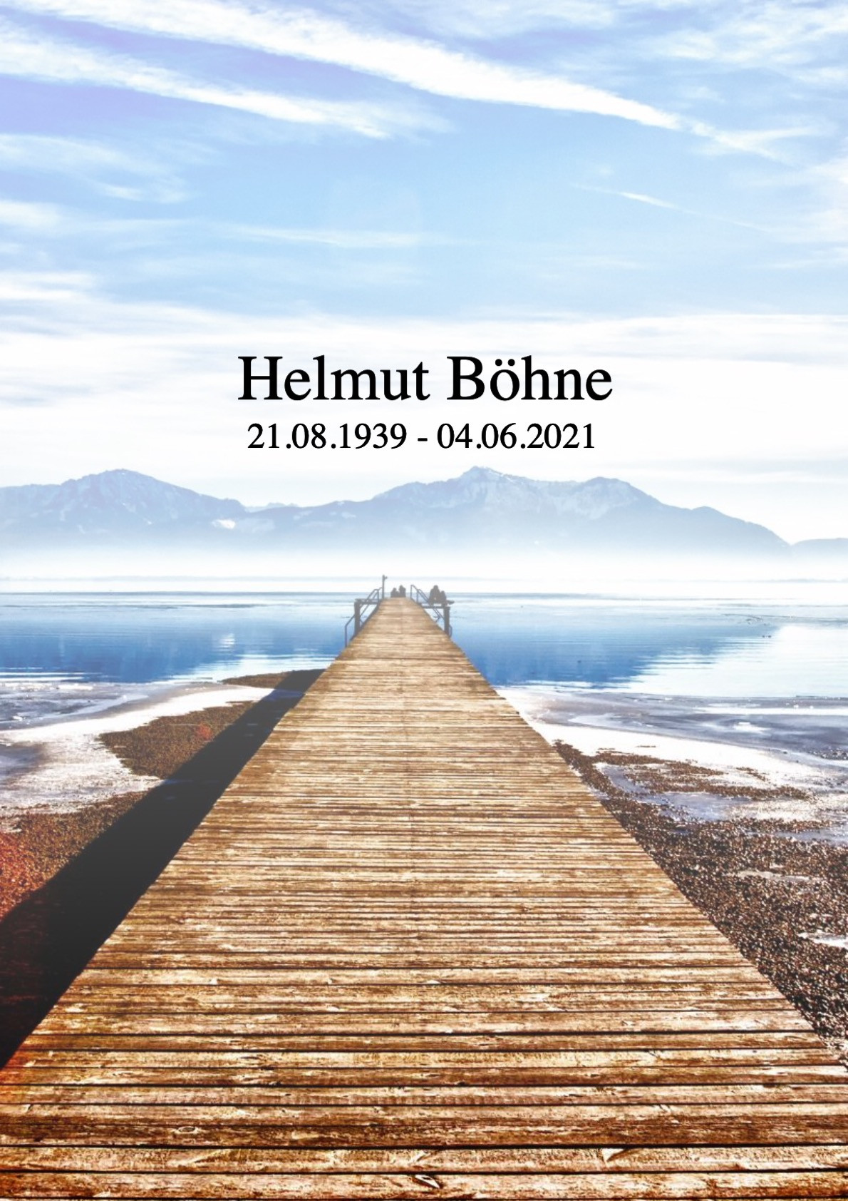 Traueranzeige von Helmut Böhne