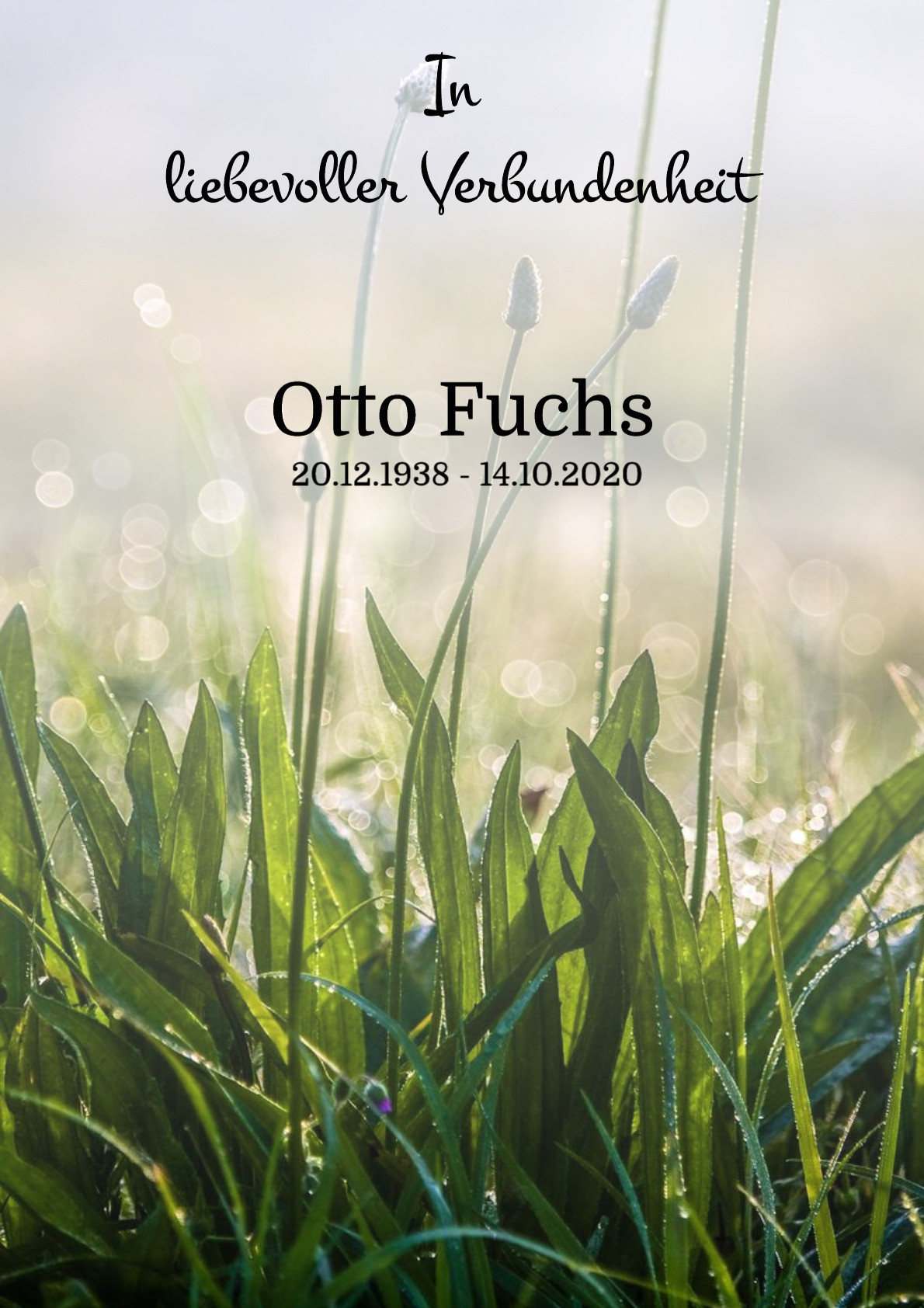 Traueranzeige von Otto Fuchs