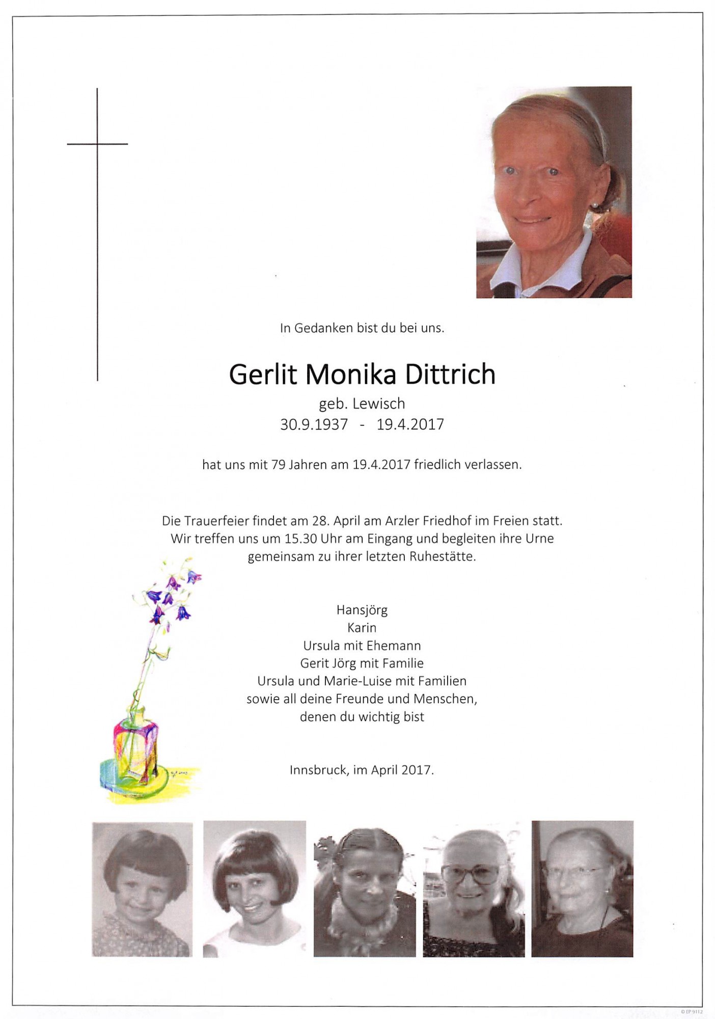 Traueranzeige von Gerlit Monika Dittrich
