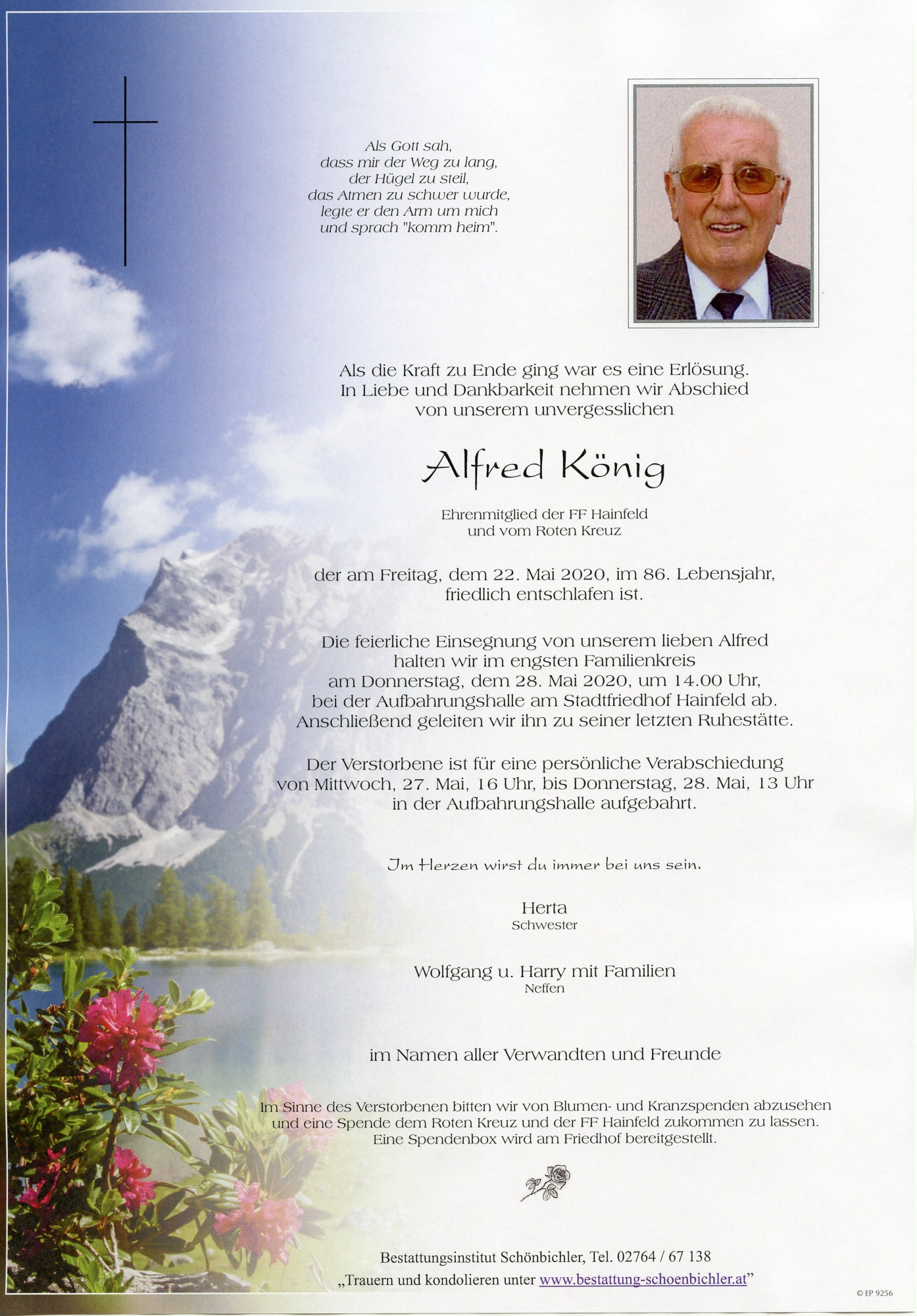 Traueranzeige von Alfred König