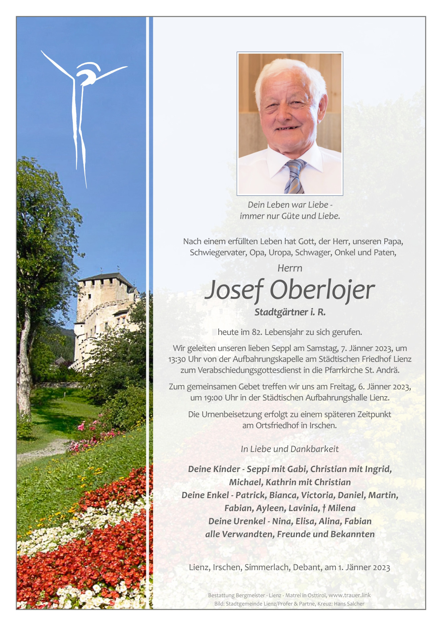 Traueranzeige von Josef Oberlojer