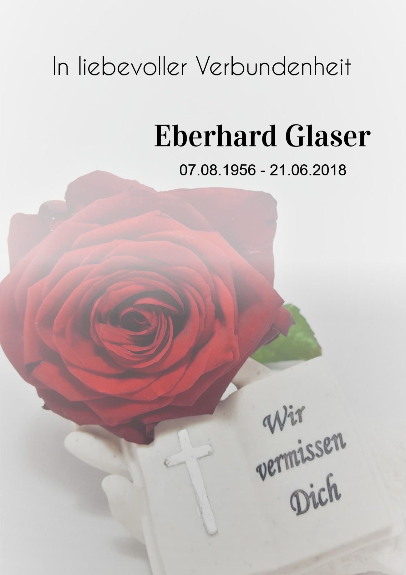 Traueranzeige von Eberhard Glaser