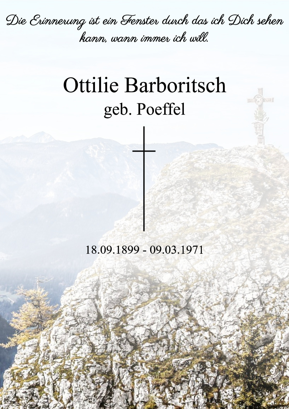 Traueranzeige von Ottilie Barboritsch