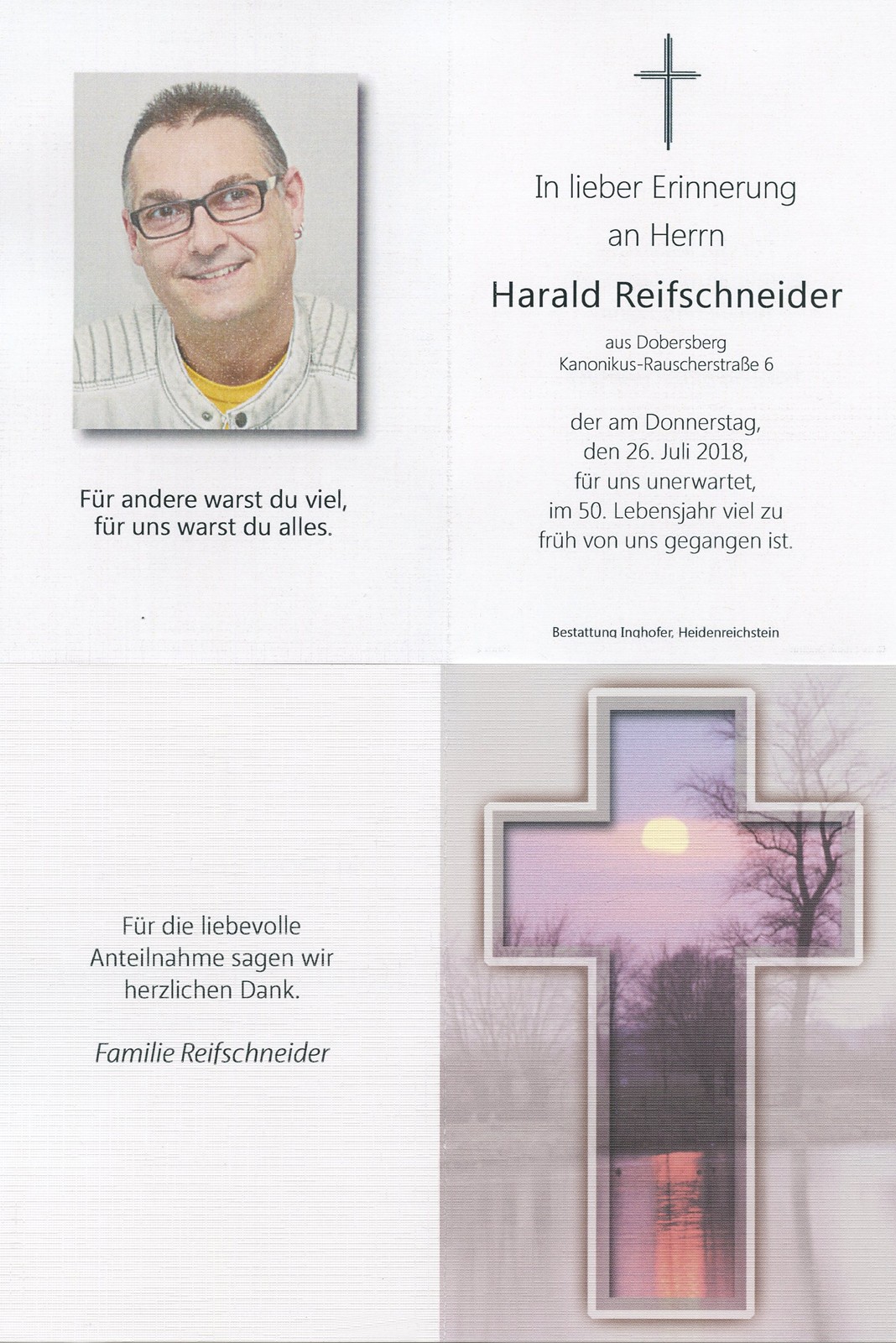 Gedenkkärtchen