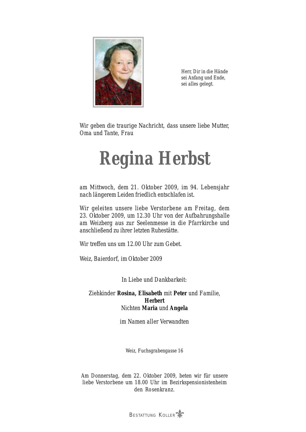Traueranzeige von Rosina Zorn