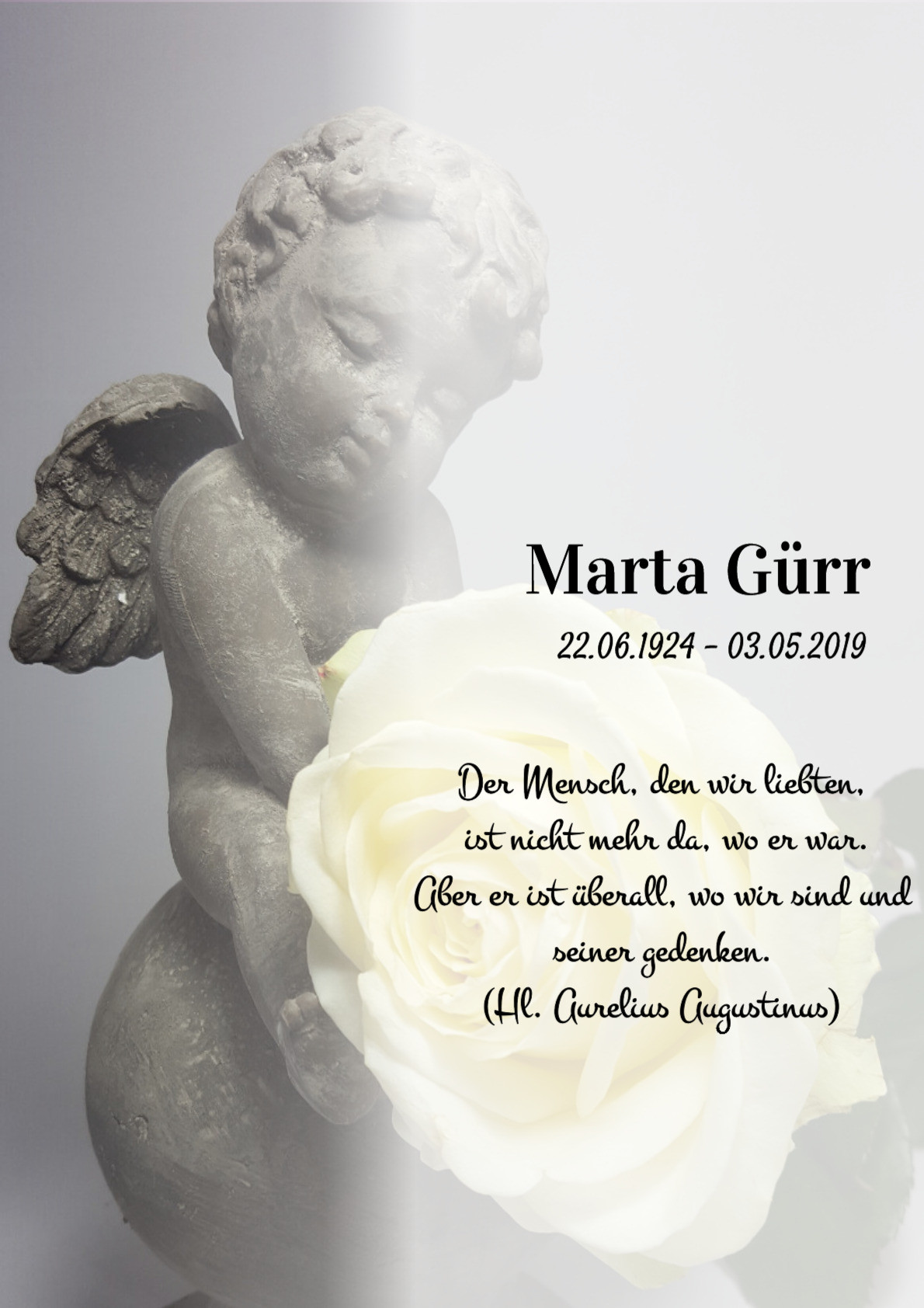 Traueranzeige von Marta Gürr