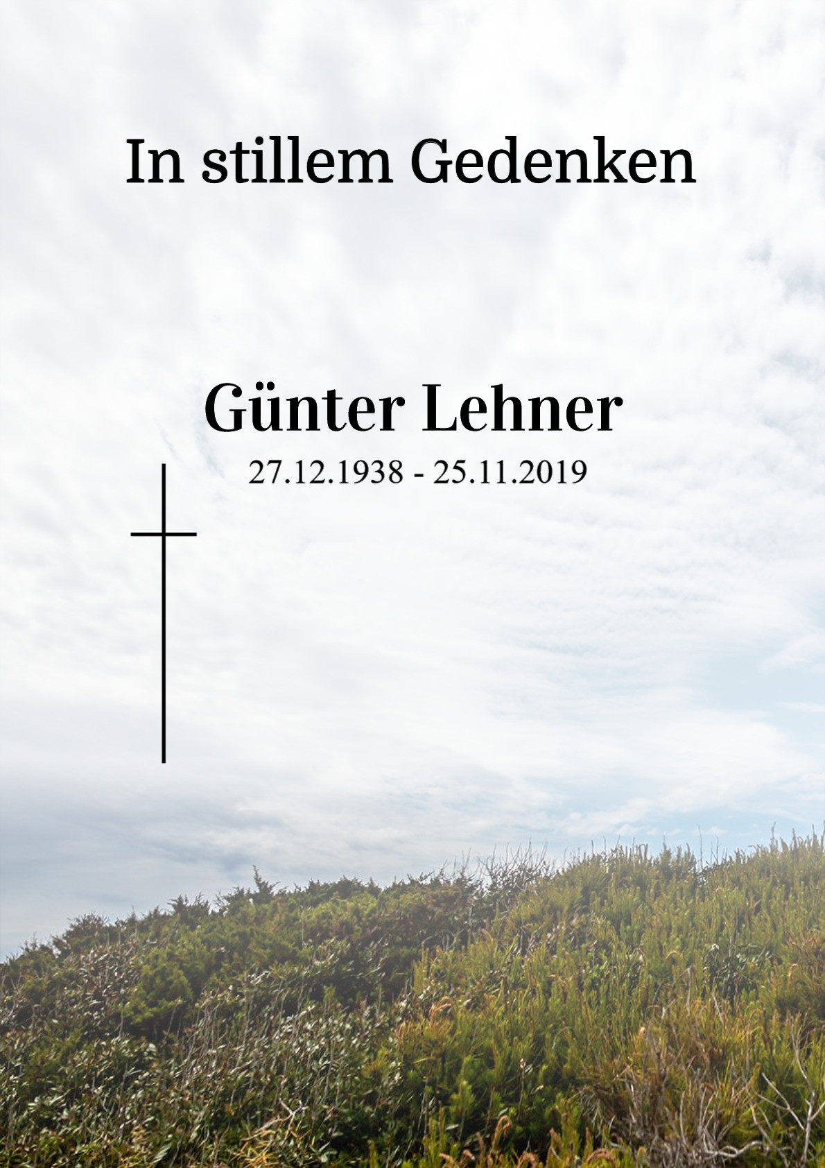 Traueranzeige von Günter Lehner