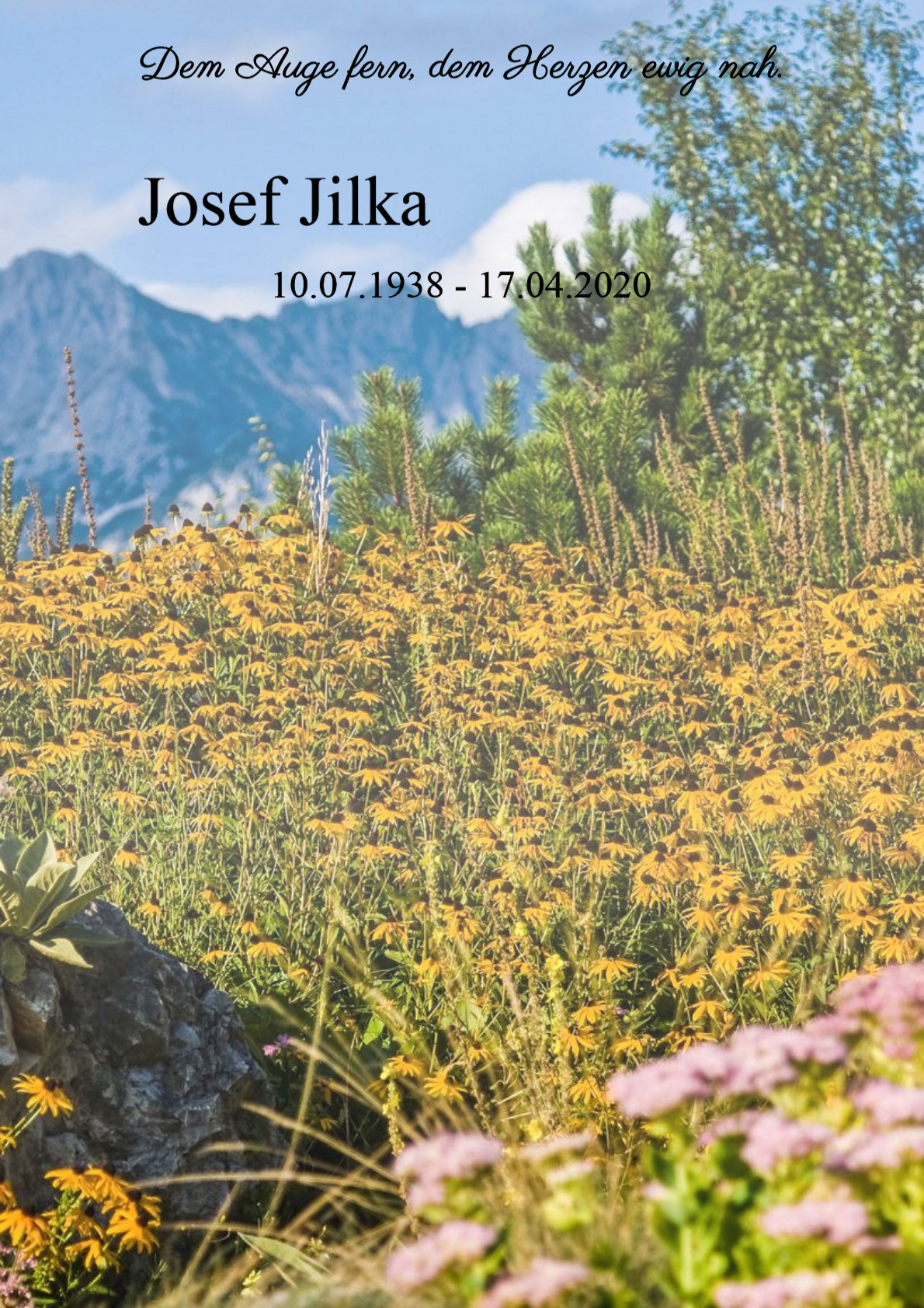 Traueranzeige von Josef Jilka