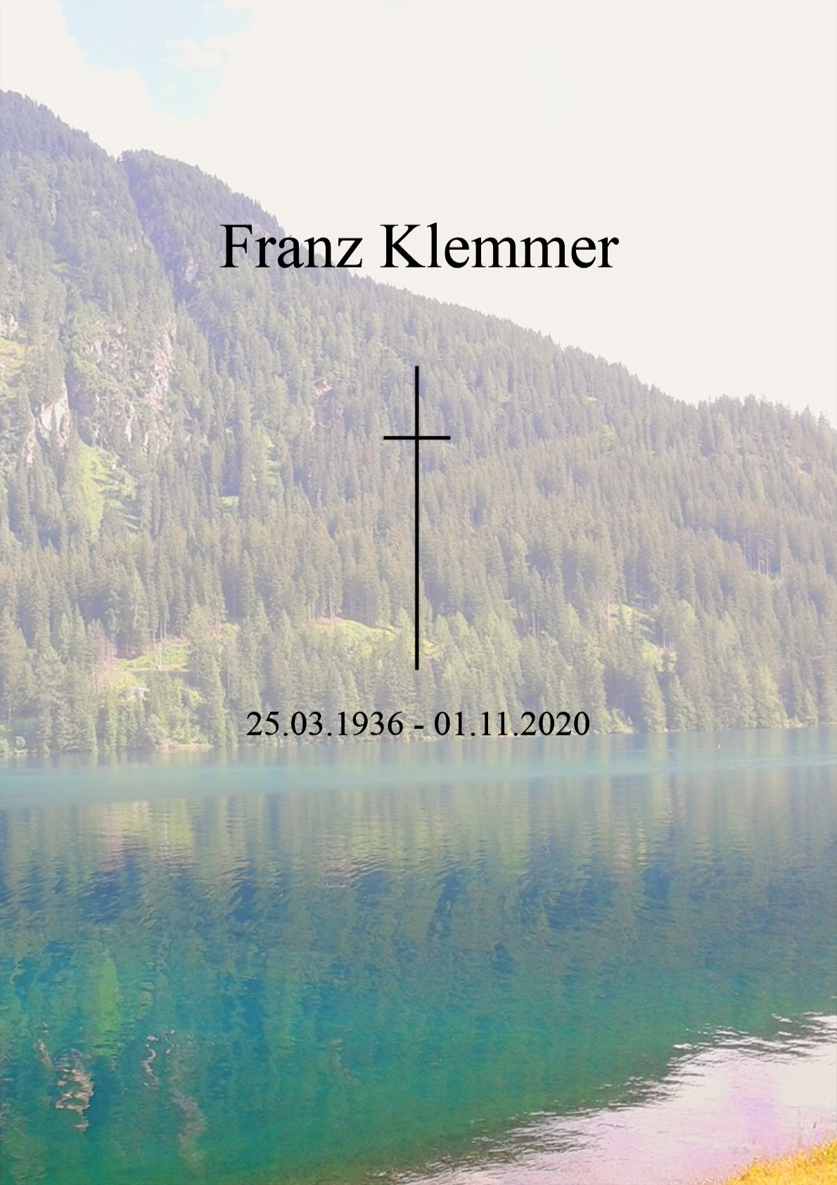 Traueranzeige von Franz Klemmer