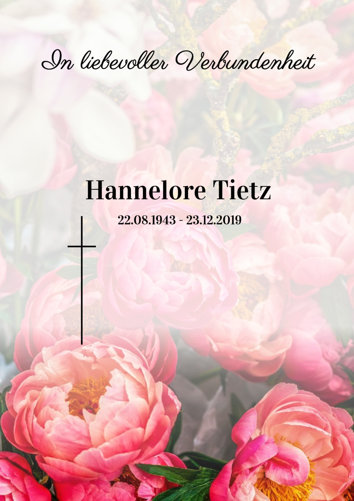 Traueranzeige von Hannelore Tietz