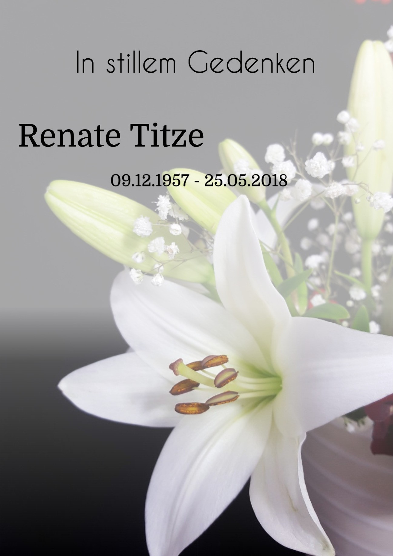 Traueranzeige von Renate Titze