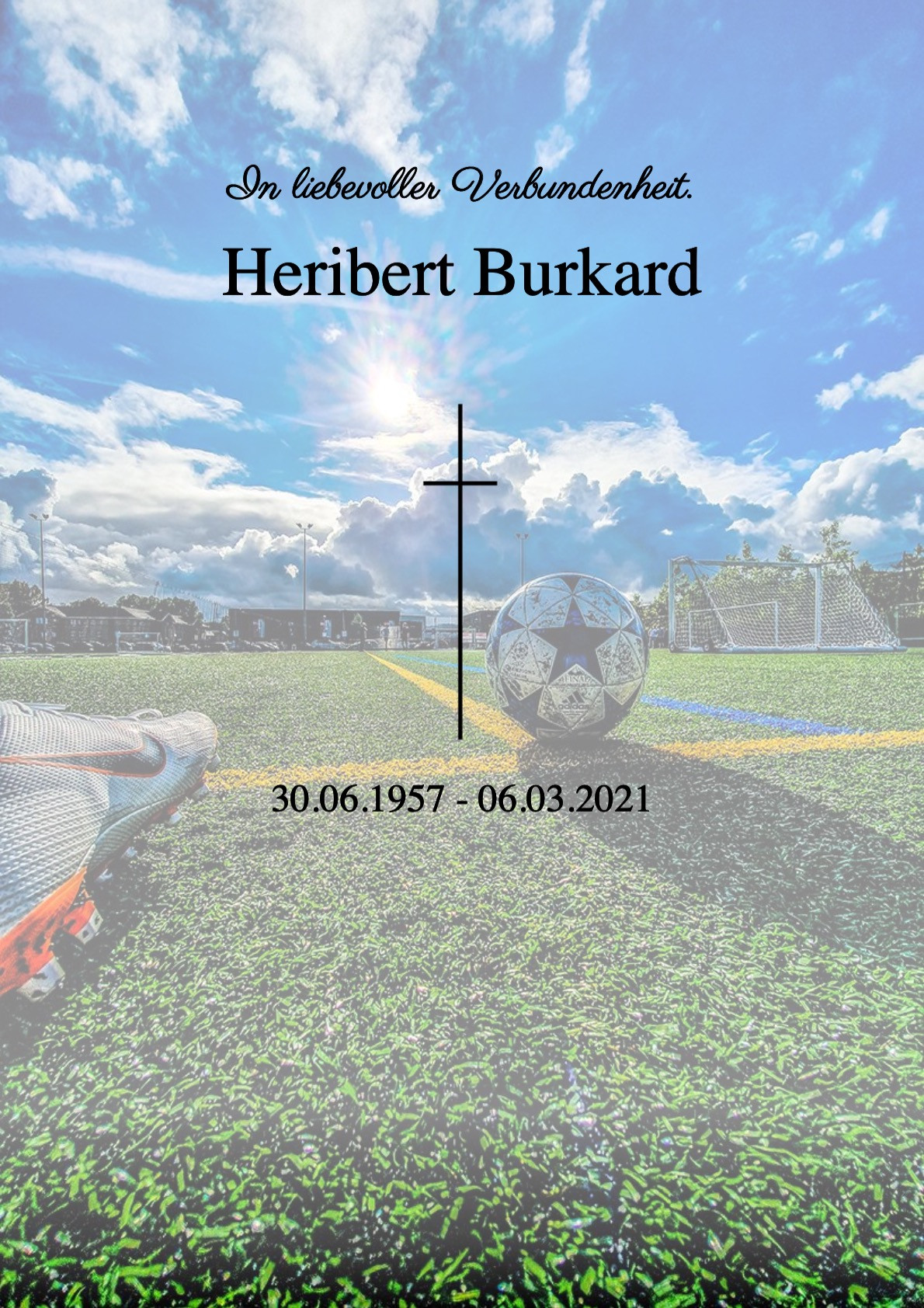 Traueranzeige von Heribert Burkard