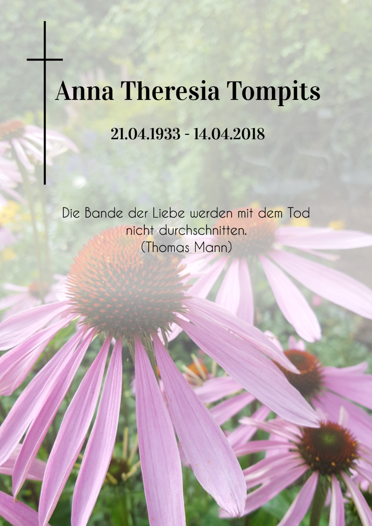 Traueranzeige von Anna Tompits