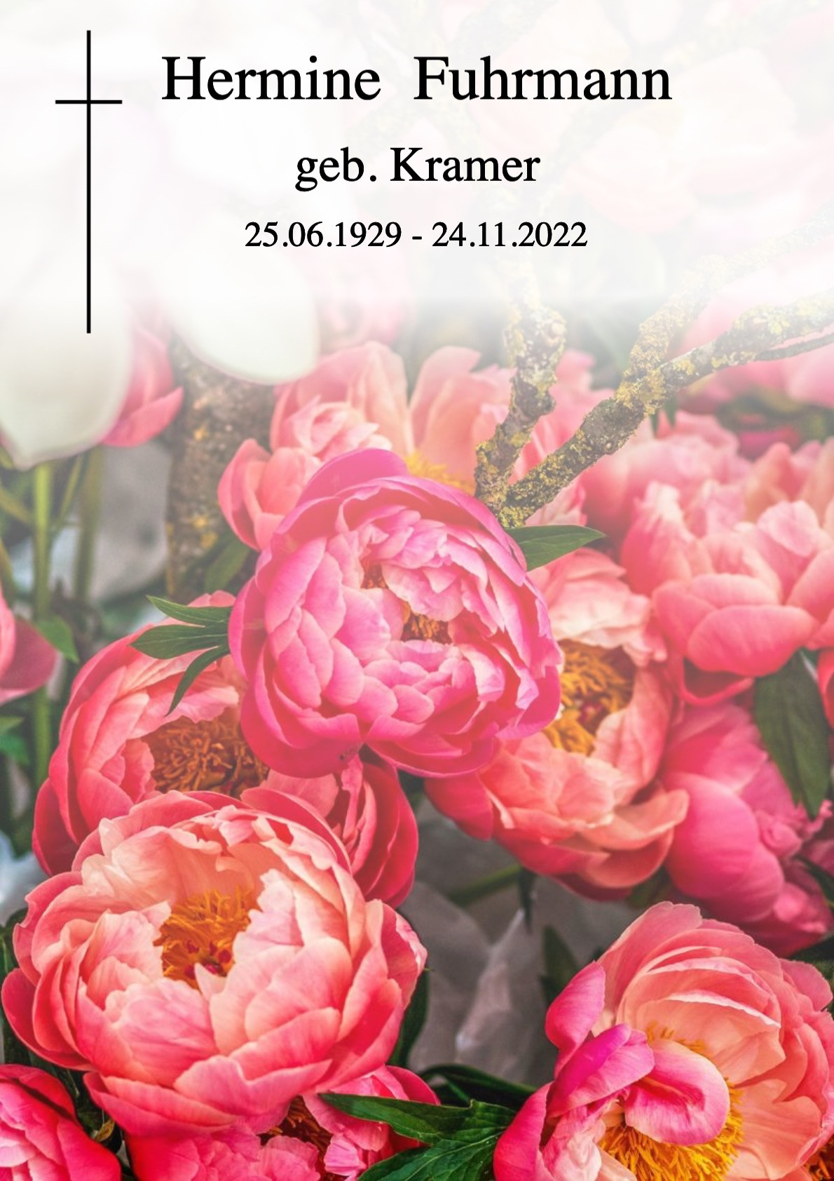 Traueranzeige von Hermine Fuhrmann