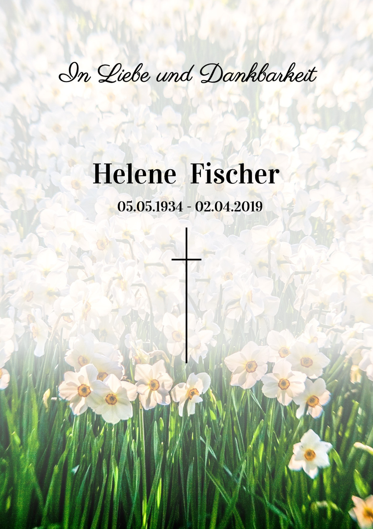 Traueranzeige von Helene Fischer