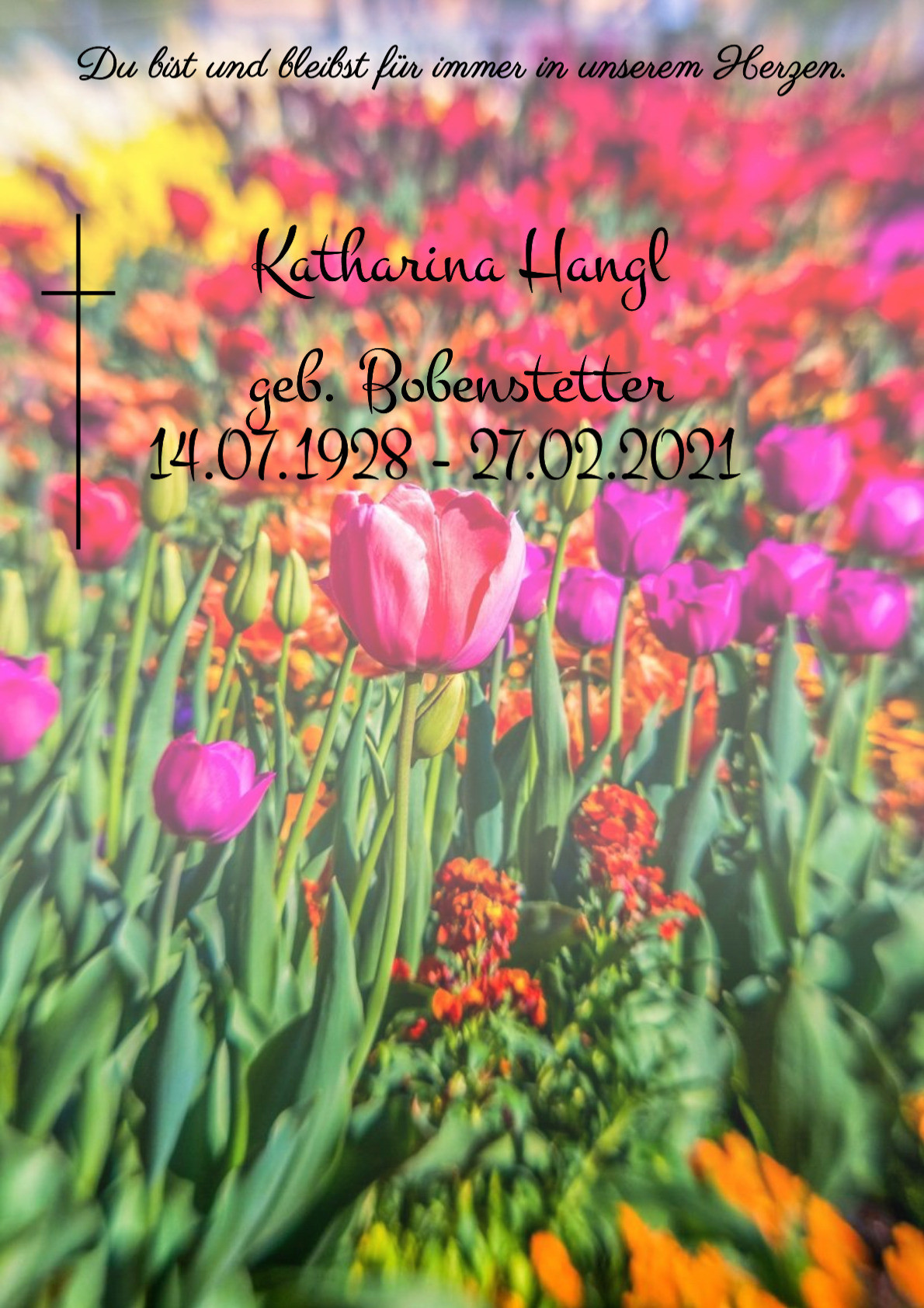 Traueranzeige von Katharina Hangl