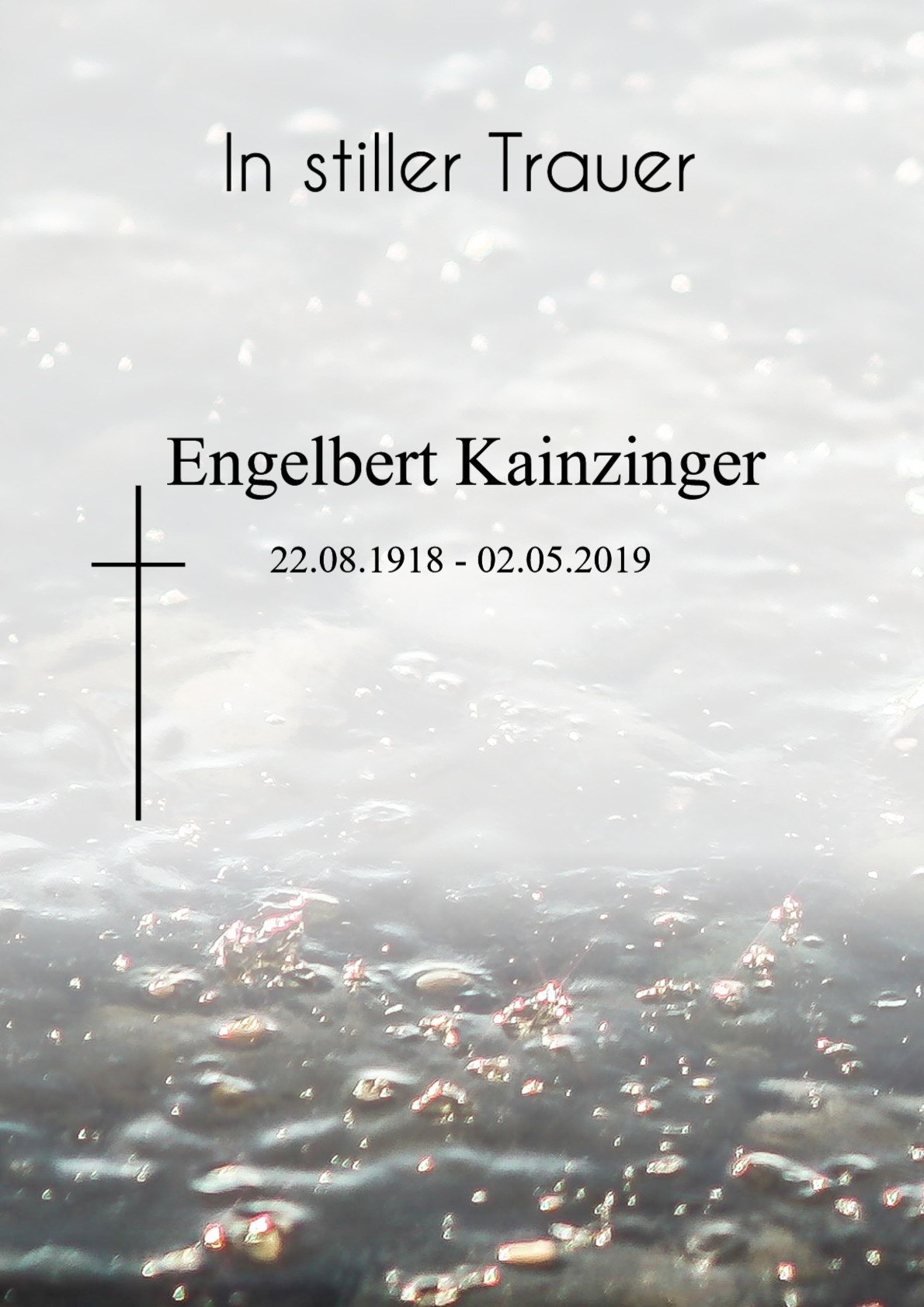 Traueranzeige von Engelbert Kainzinger
