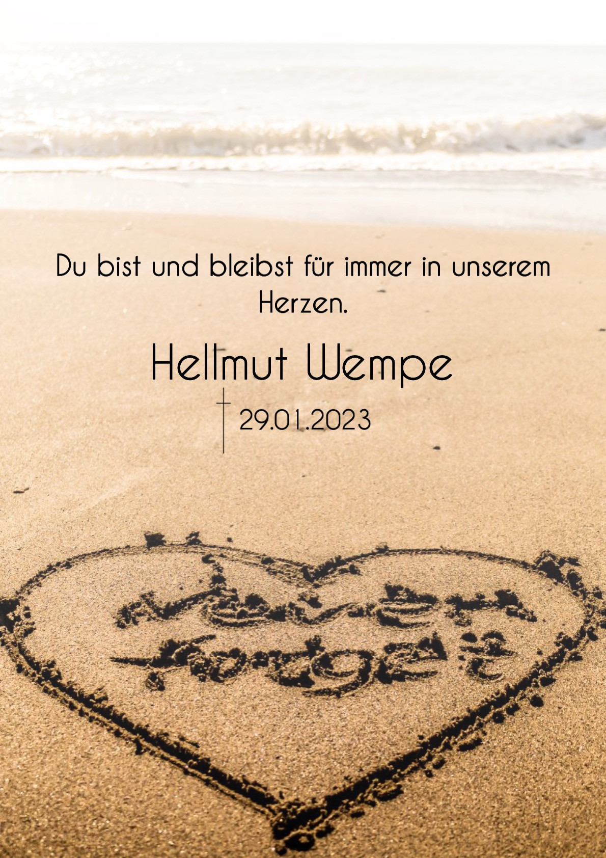 Traueranzeige von Hellmut Wempe