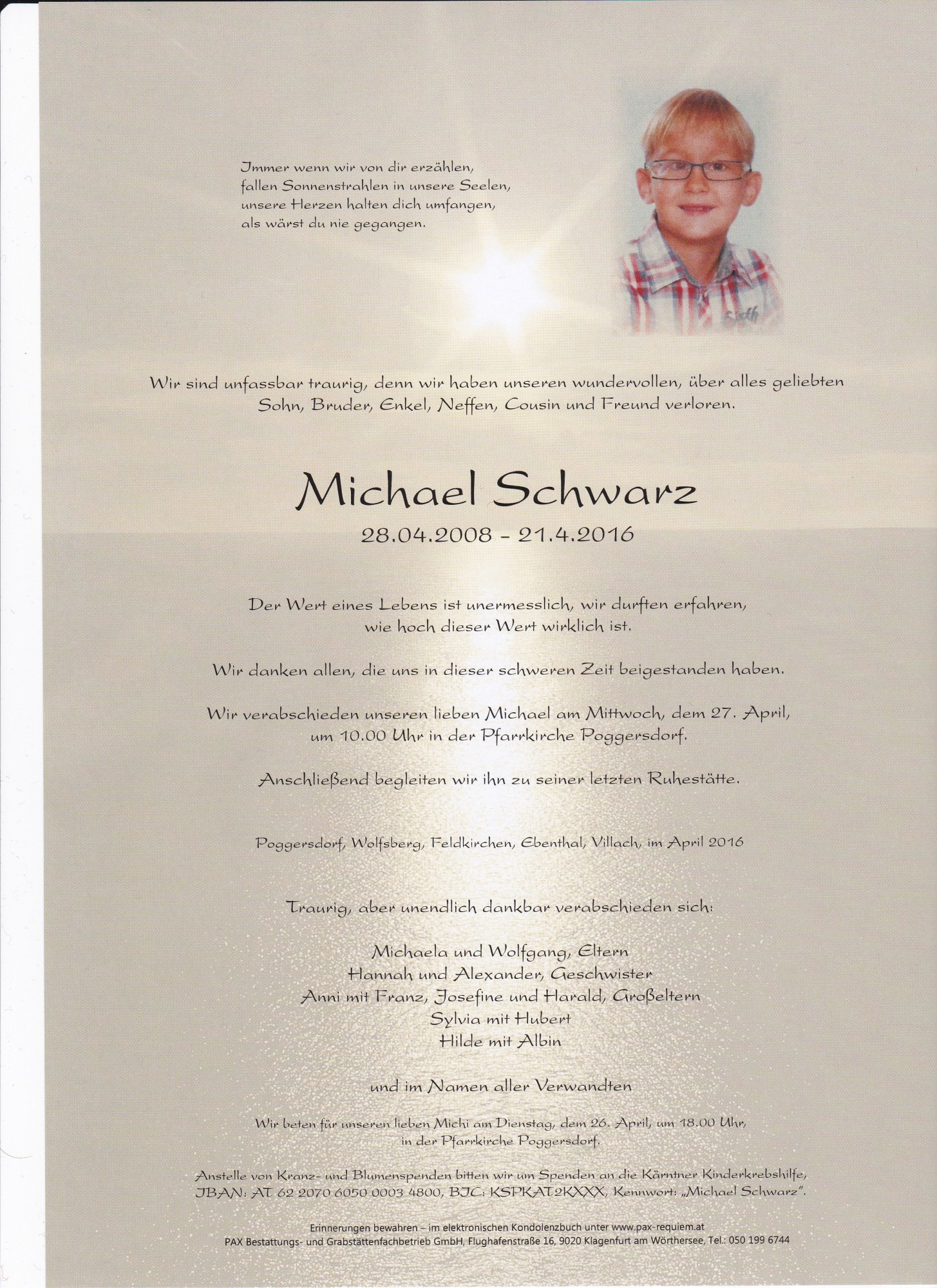 Traueranzeige von Michael Schwarz