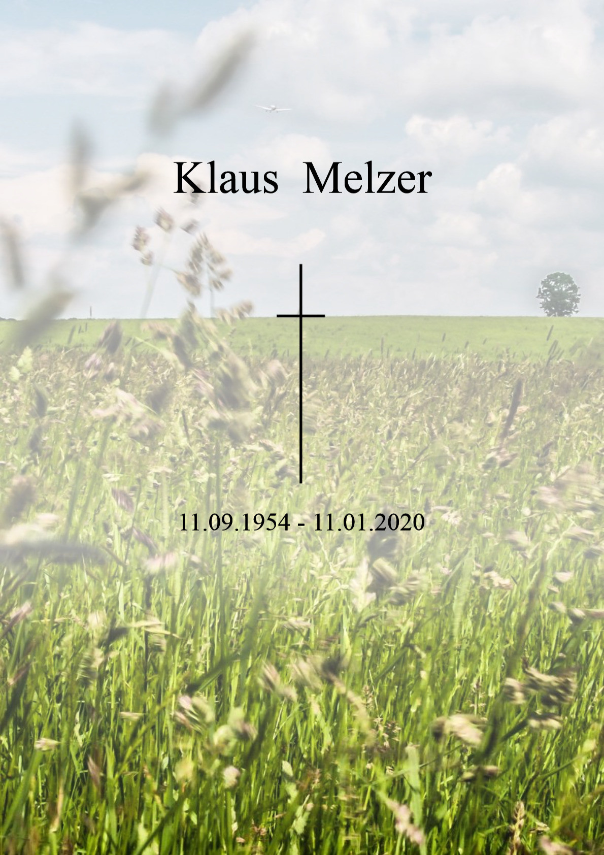 Traueranzeige von Klaus Melzer