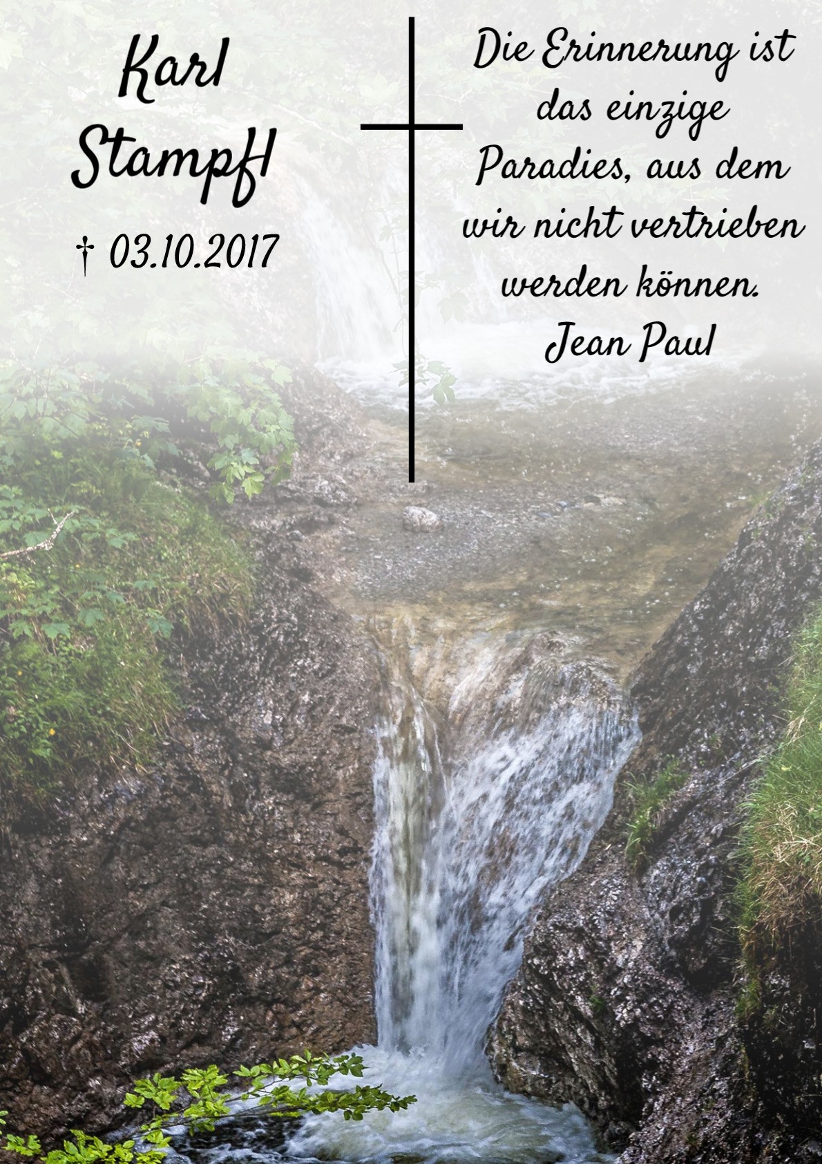 Traueranzeige von Karl Stampfl