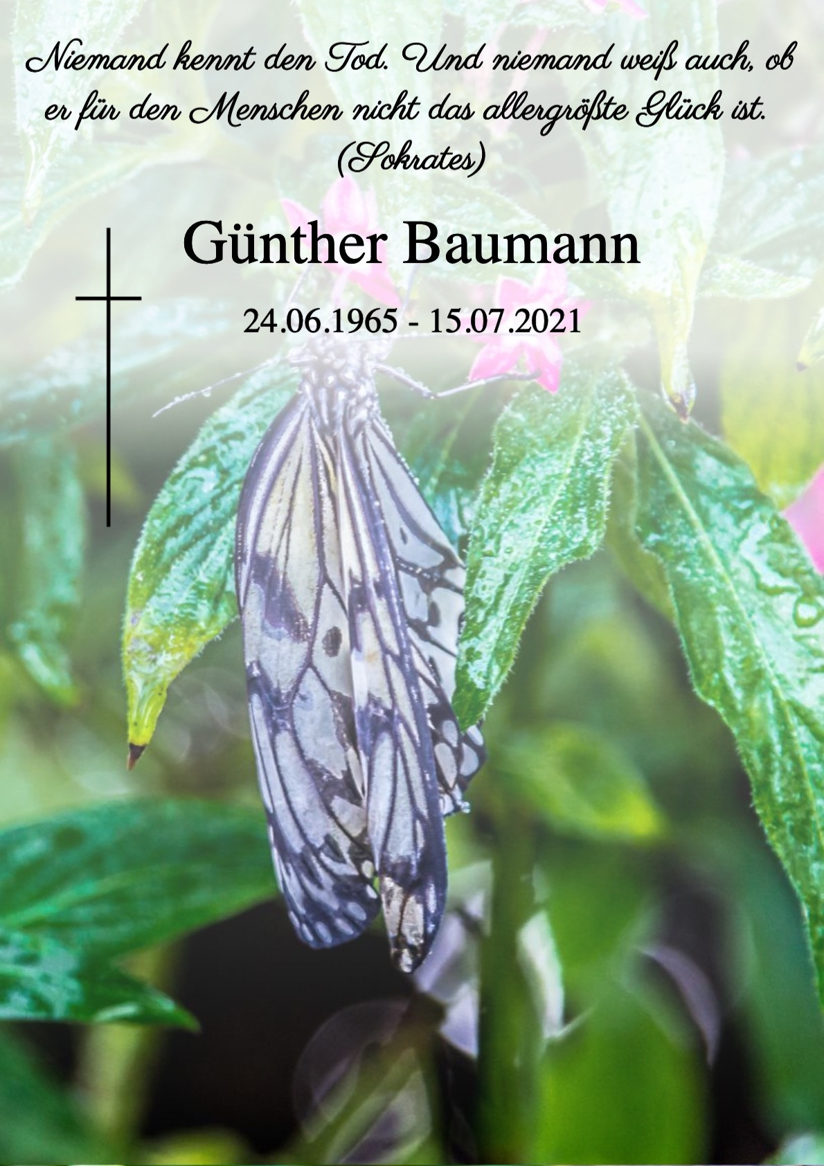 Traueranzeige von Günther Baumann