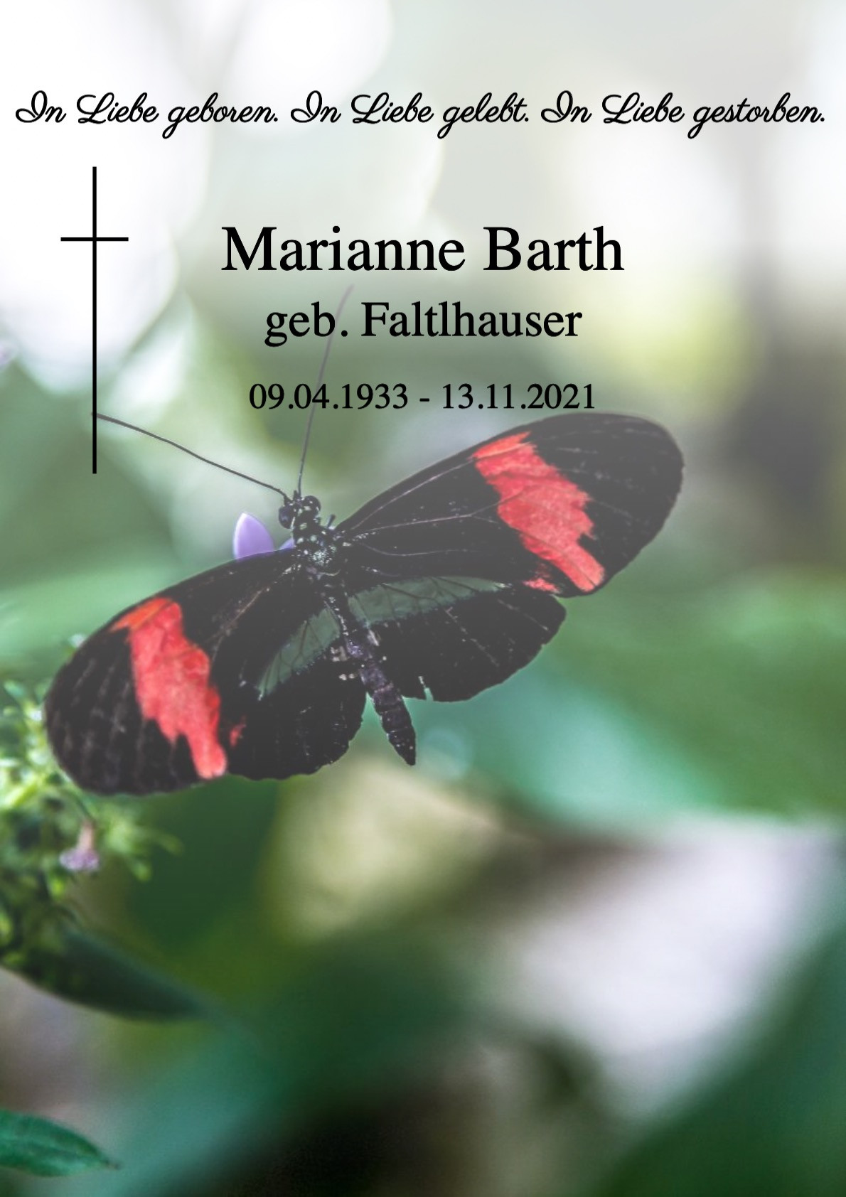 Traueranzeige von Marianne Barth